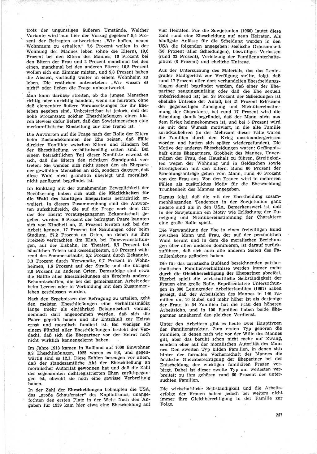 Neue Justiz (NJ), Zeitschrift für Recht und Rechtswissenschaft [Deutsche Demokratische Republik (DDR)], 19. Jahrgang 1965, Seite 257 (NJ DDR 1965, S. 257)