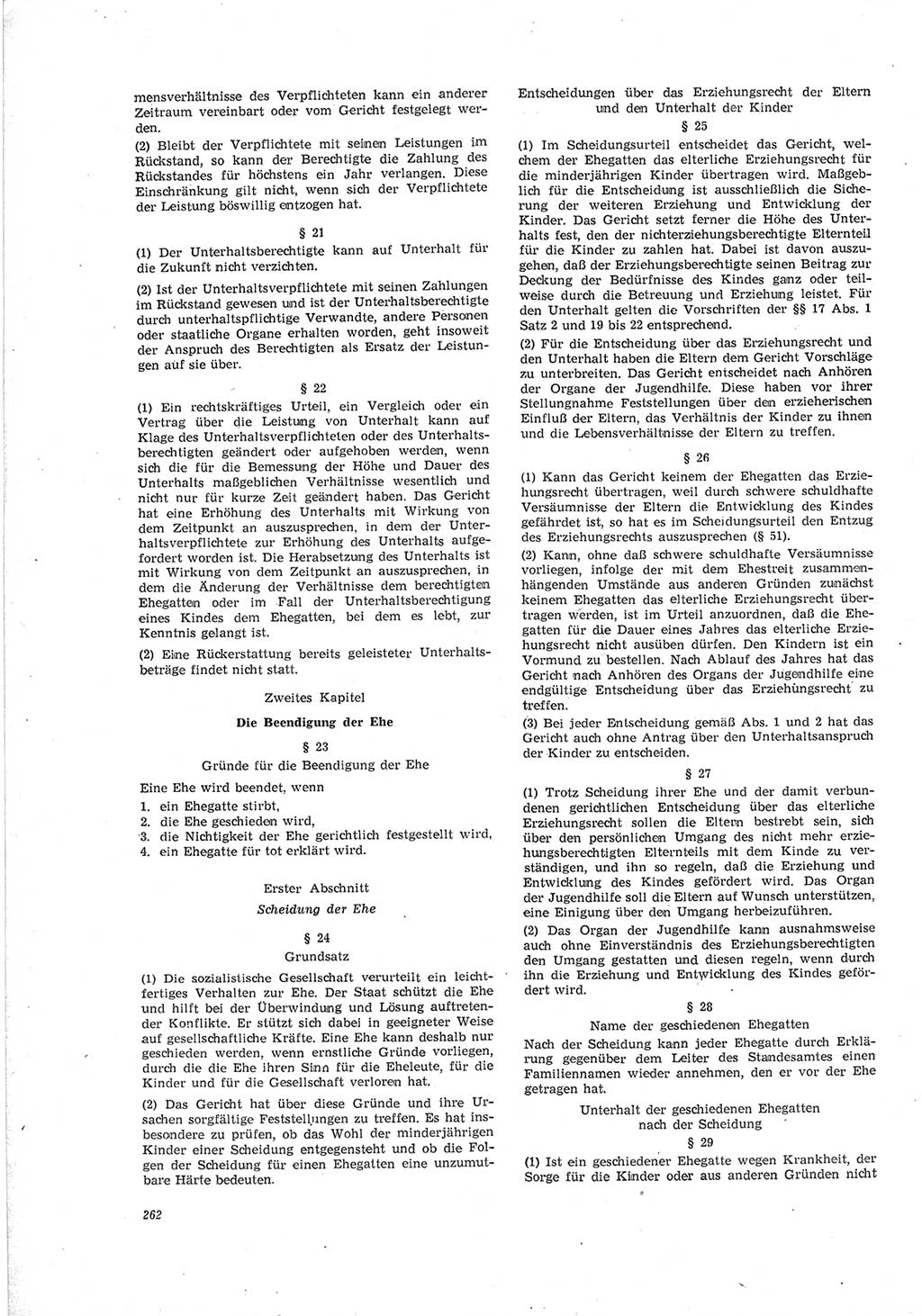 Neue Justiz (NJ), Zeitschrift für Recht und Rechtswissenschaft [Deutsche Demokratische Republik (DDR)], 19. Jahrgang 1965, Seite 262 (NJ DDR 1965, S. 262)