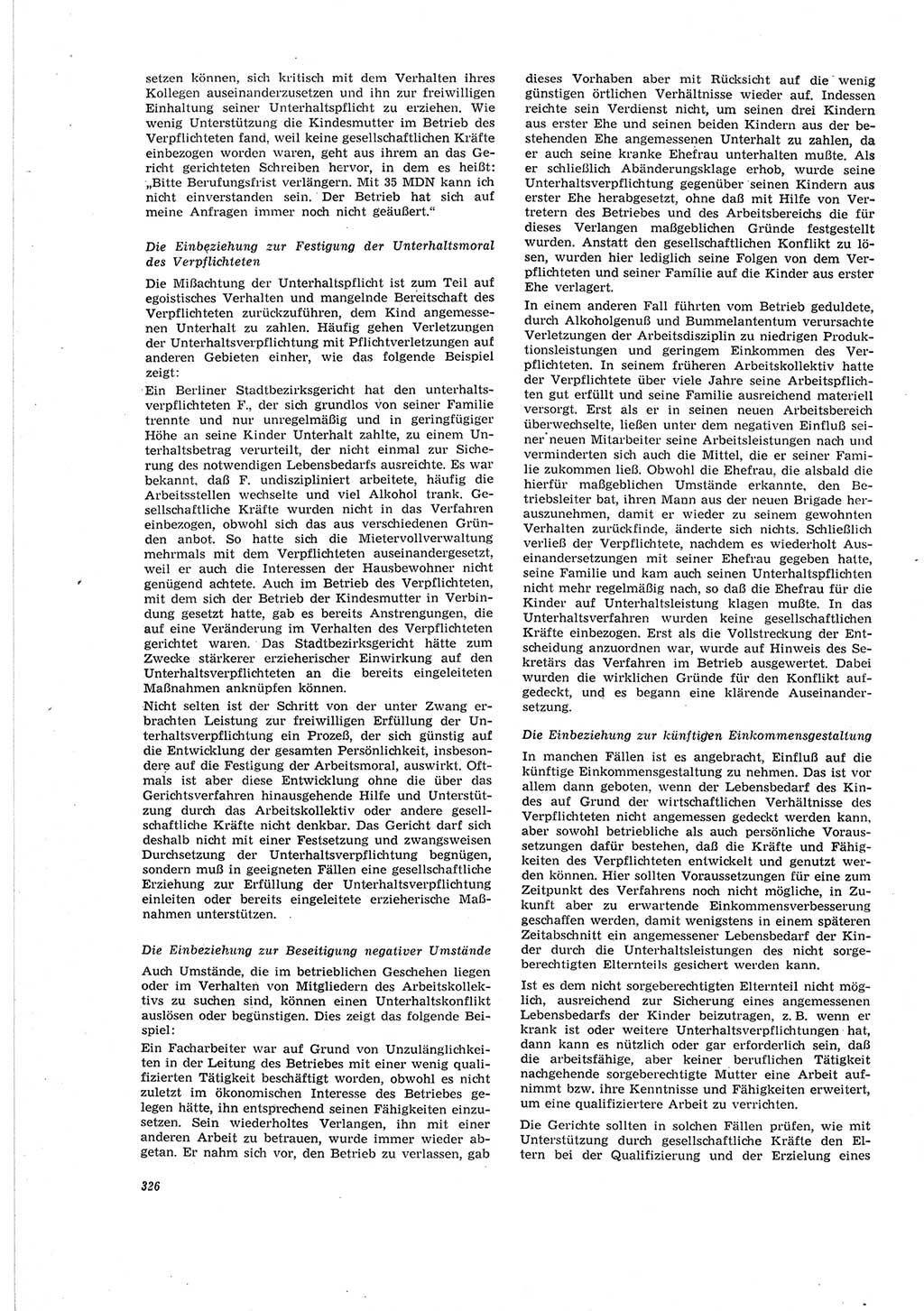 Neue Justiz (NJ), Zeitschrift für Recht und Rechtswissenschaft [Deutsche Demokratische Republik (DDR)], 19. Jahrgang 1965, Seite 326 (NJ DDR 1965, S. 326)