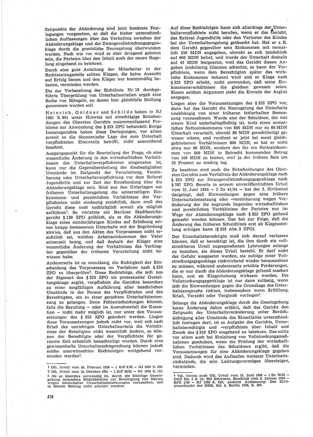 Neue Justiz (NJ), Zeitschrift für Recht und Rechtswissenschaft [Deutsche Demokratische Republik (DDR)], 19. Jahrgang 1965, Seite 328 (NJ DDR 1965, S. 328)