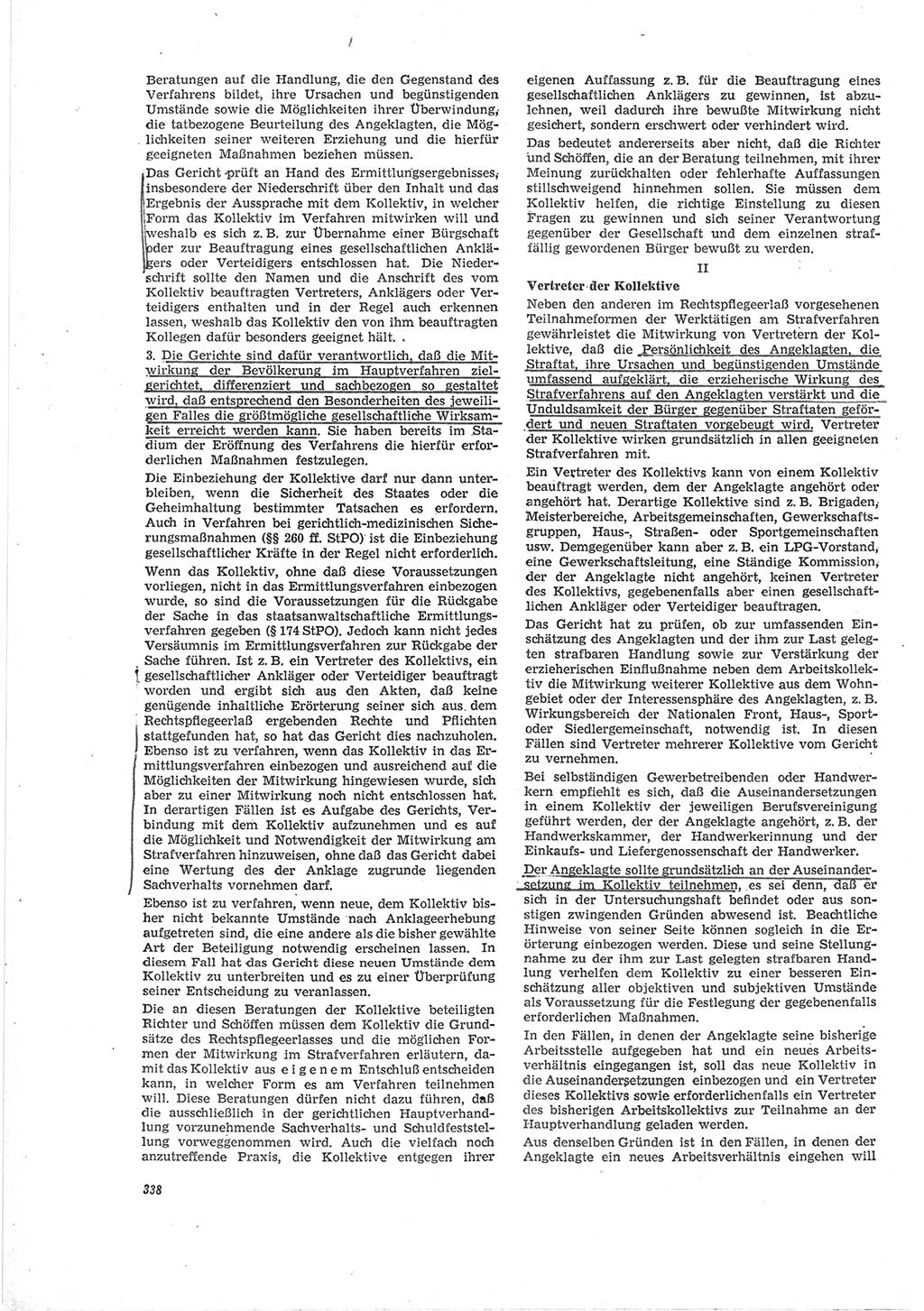 Neue Justiz (NJ), Zeitschrift für Recht und Rechtswissenschaft [Deutsche Demokratische Republik (DDR)], 19. Jahrgang 1965, Seite 338 (NJ DDR 1965, S. 338)