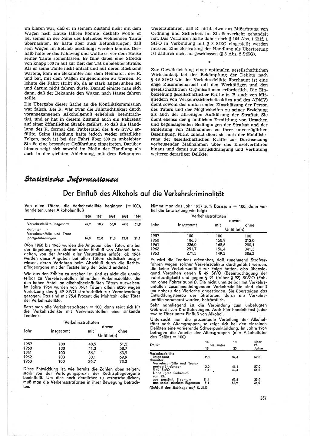 Neue Justiz (NJ), Zeitschrift für Recht und Rechtswissenschaft [Deutsche Demokratische Republik (DDR)], 19. Jahrgang 1965, Seite 361 (NJ DDR 1965, S. 361)