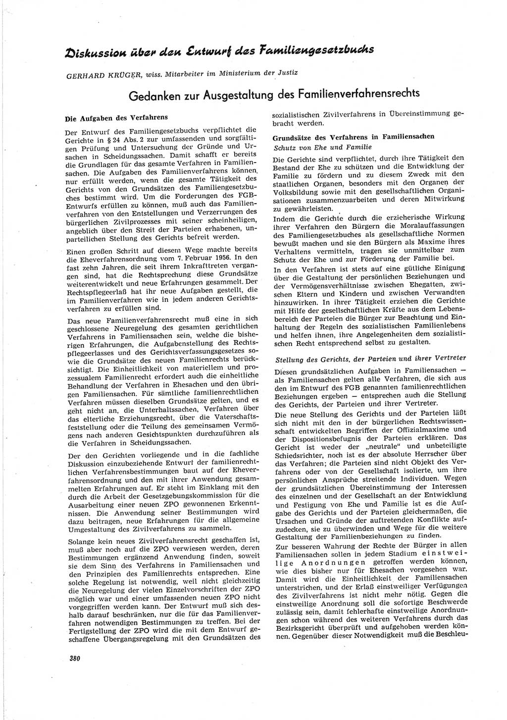 Neue Justiz (NJ), Zeitschrift für Recht und Rechtswissenschaft [Deutsche Demokratische Republik (DDR)], 19. Jahrgang 1965, Seite 380 (NJ DDR 1965, S. 380)