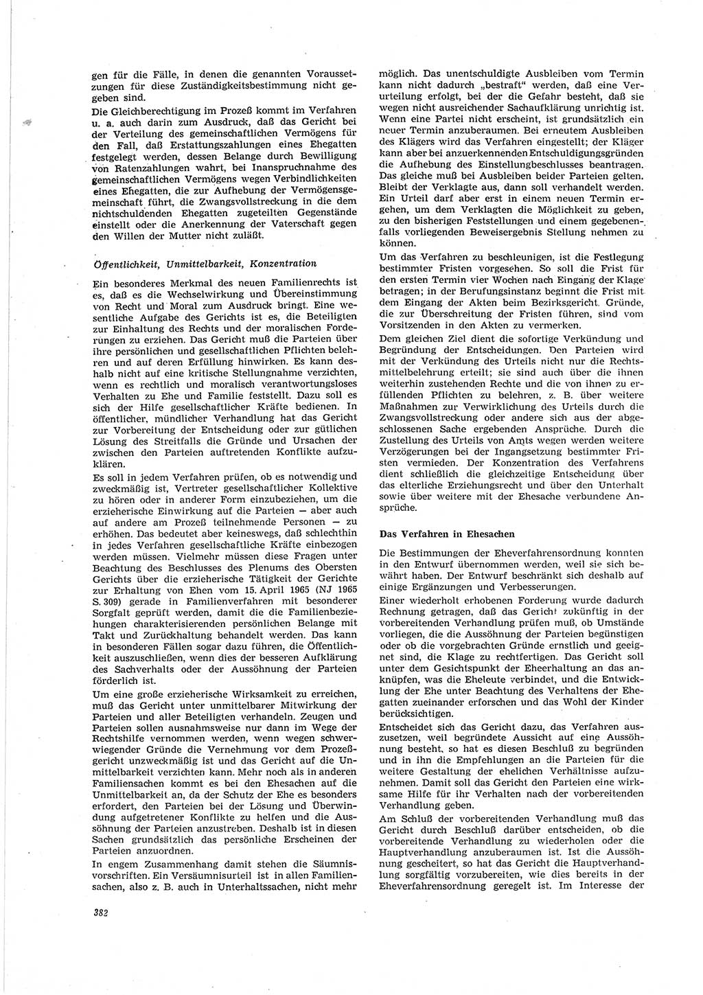Neue Justiz (NJ), Zeitschrift für Recht und Rechtswissenschaft [Deutsche Demokratische Republik (DDR)], 19. Jahrgang 1965, Seite 382 (NJ DDR 1965, S. 382)