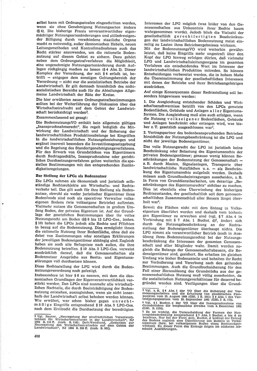 Neue Justiz (NJ), Zeitschrift für Recht und Rechtswissenschaft [Deutsche Demokratische Republik (DDR)], 19. Jahrgang 1965, Seite 408 (NJ DDR 1965, S. 408)
