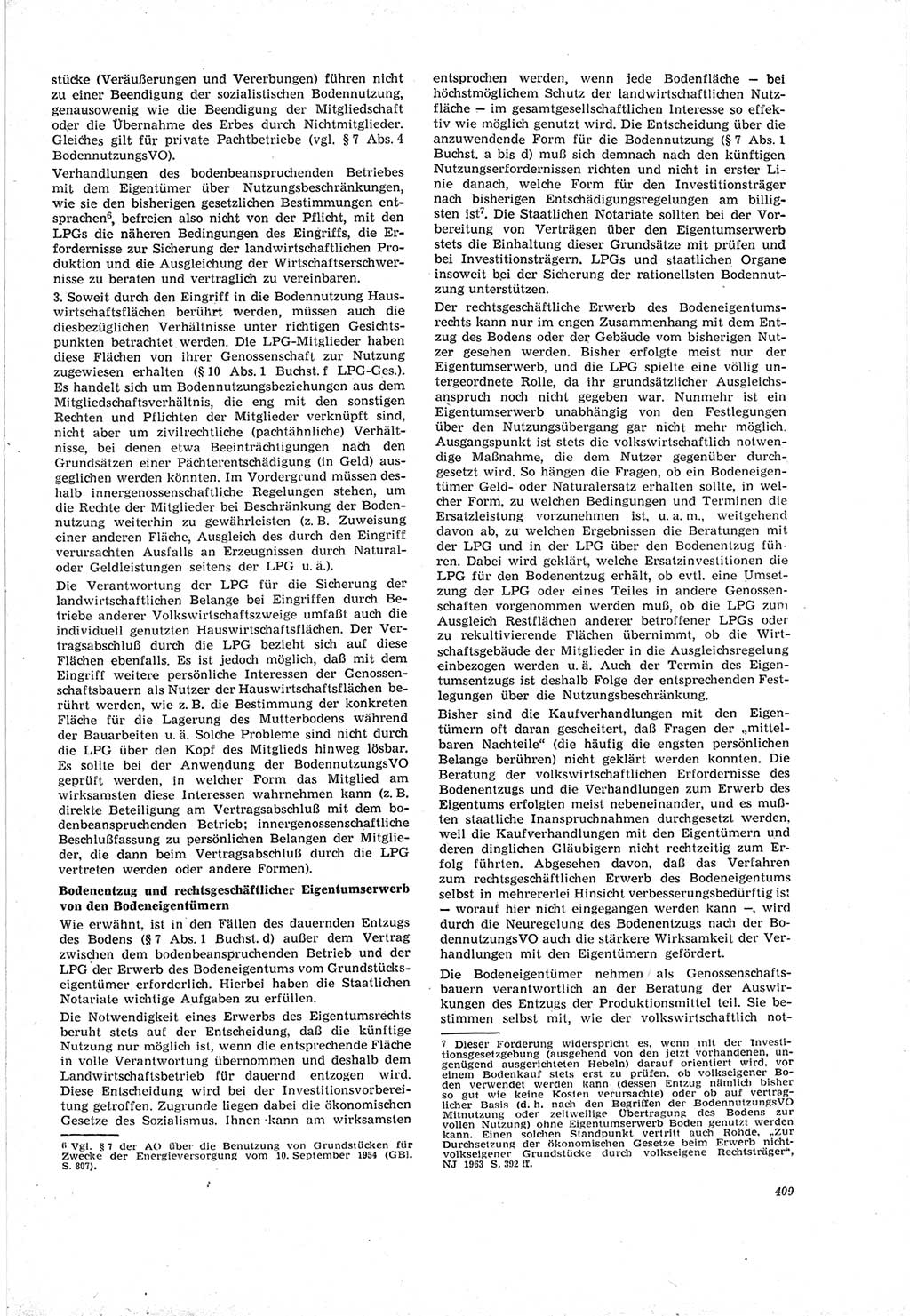Neue Justiz (NJ), Zeitschrift für Recht und Rechtswissenschaft [Deutsche Demokratische Republik (DDR)], 19. Jahrgang 1965, Seite 409 (NJ DDR 1965, S. 409)
