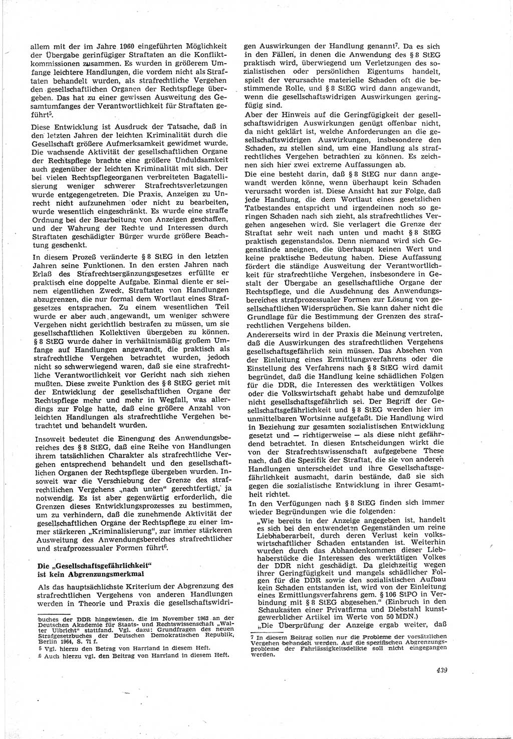 Neue Justiz (NJ), Zeitschrift für Recht und Rechtswissenschaft [Deutsche Demokratische Republik (DDR)], 19. Jahrgang 1965, Seite 439 (NJ DDR 1965, S. 439)