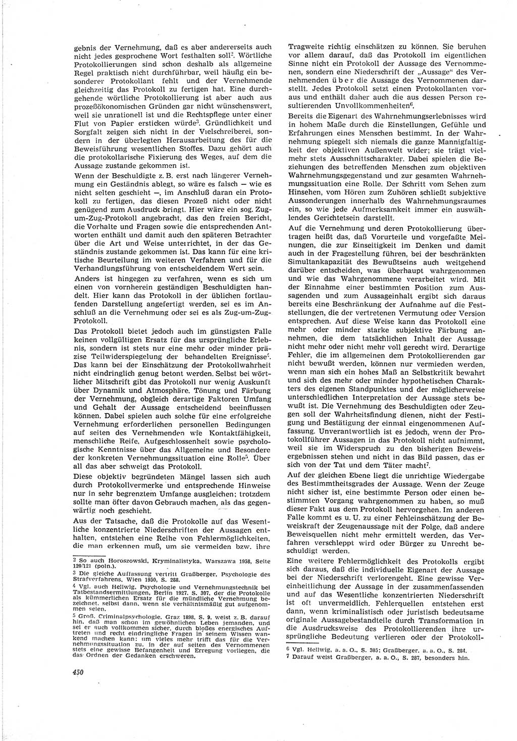 Neue Justiz (NJ), Zeitschrift für Recht und Rechtswissenschaft [Deutsche Demokratische Republik (DDR)], 19. Jahrgang 1965, Seite 450 (NJ DDR 1965, S. 450)