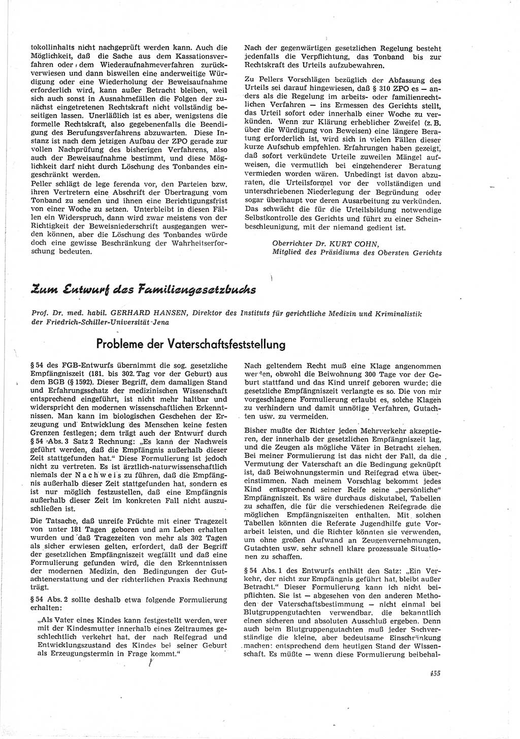 Neue Justiz (NJ), Zeitschrift für Recht und Rechtswissenschaft [Deutsche Demokratische Republik (DDR)], 19. Jahrgang 1965, Seite 455 (NJ DDR 1965, S. 455)