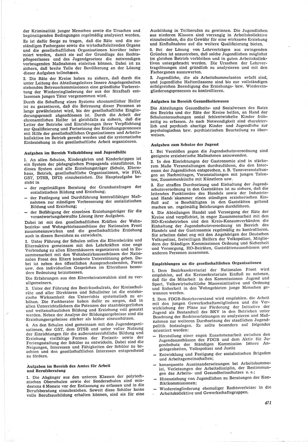 Neue Justiz (NJ), Zeitschrift für Recht und Rechtswissenschaft [Deutsche Demokratische Republik (DDR)], 19. Jahrgang 1965, Seite 471 (NJ DDR 1965, S. 471)