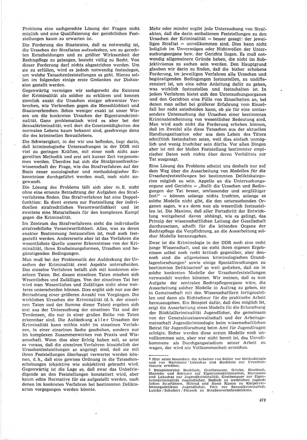 Neue Justiz (NJ), Zeitschrift für Recht und Rechtswissenschaft [Deutsche Demokratische Republik (DDR)], 19. Jahrgang 1965, Seite 479 (NJ DDR 1965, S. 479)