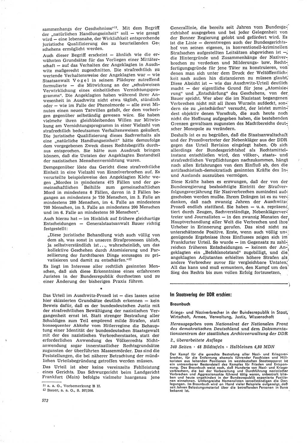 Neue Justiz (NJ), Zeitschrift für Recht und Rechtswissenschaft [Deutsche Demokratische Republik (DDR)], 19. Jahrgang 1965, Seite 572 (NJ DDR 1965, S. 572)