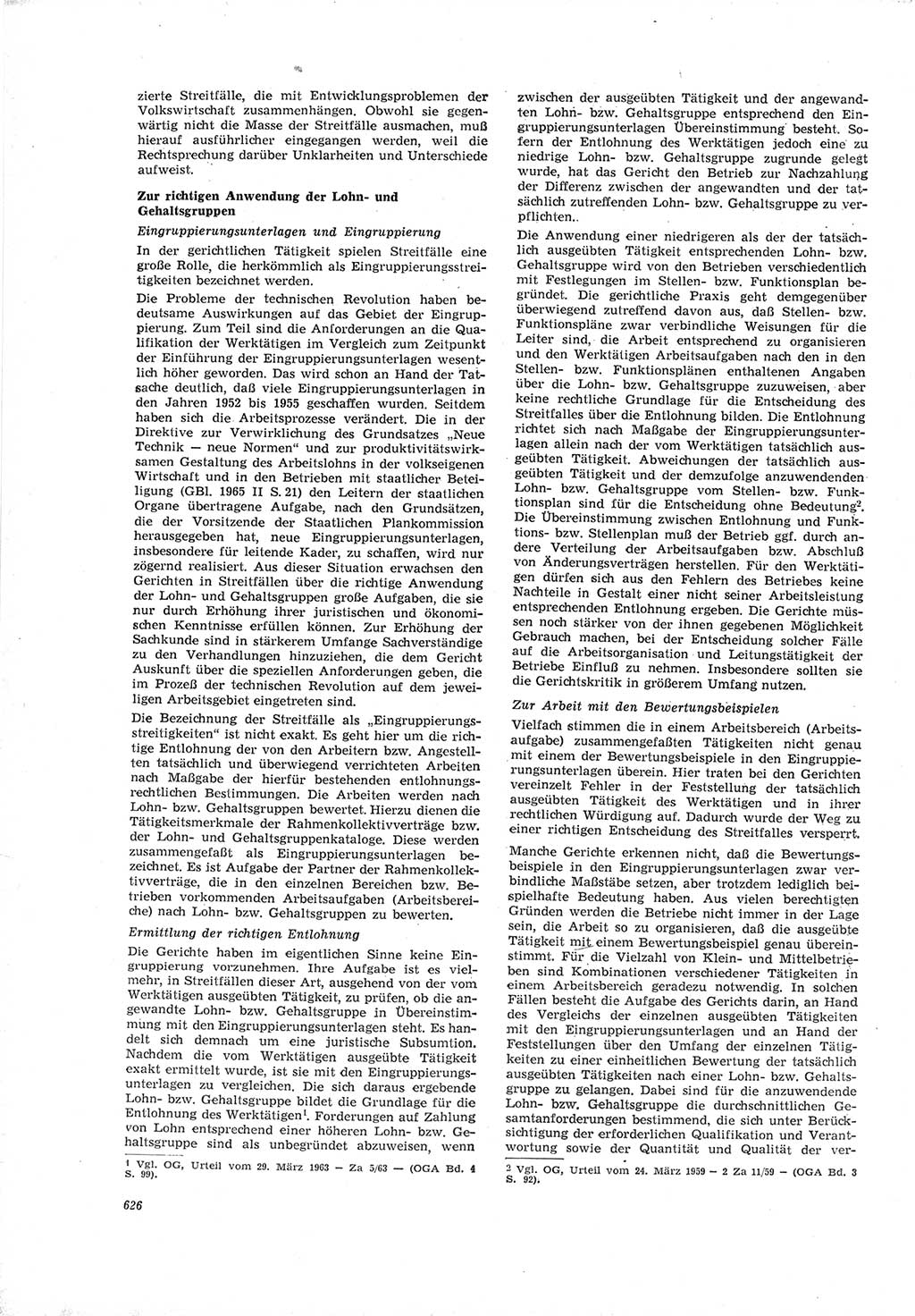 Neue Justiz (NJ), Zeitschrift für Recht und Rechtswissenschaft [Deutsche Demokratische Republik (DDR)], 19. Jahrgang 1965, Seite 626 (NJ DDR 1965, S. 626)