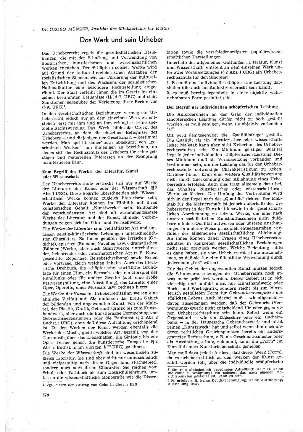 Neue Justiz (NJ), Zeitschrift für Recht und Rechtswissenschaft [Deutsche Demokratische Republik (DDR)], 19. Jahrgang 1965, Seite 670 (NJ DDR 1965, S. 670)