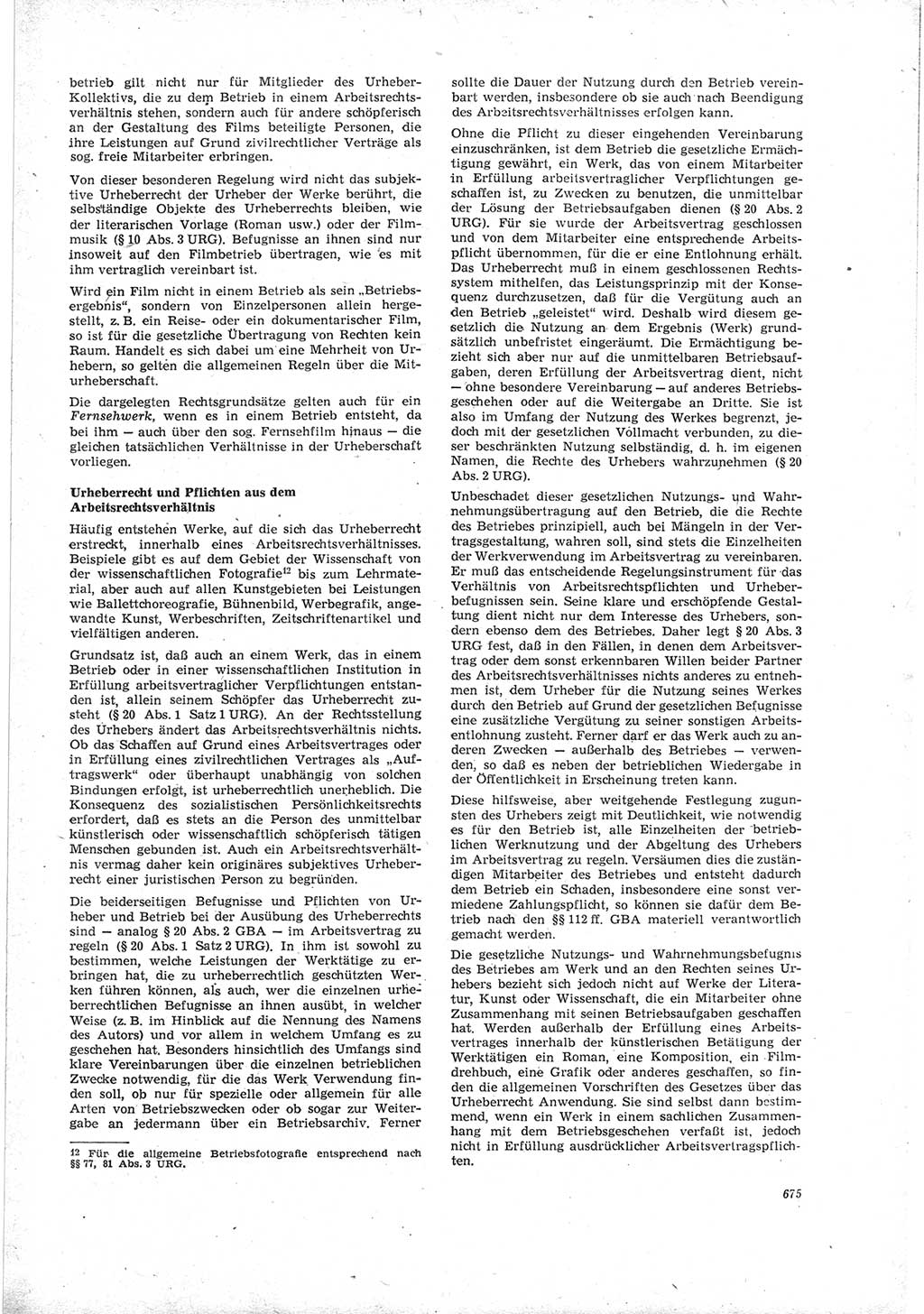 Neue Justiz (NJ), Zeitschrift für Recht und Rechtswissenschaft [Deutsche Demokratische Republik (DDR)], 19. Jahrgang 1965, Seite 675 (NJ DDR 1965, S. 675)