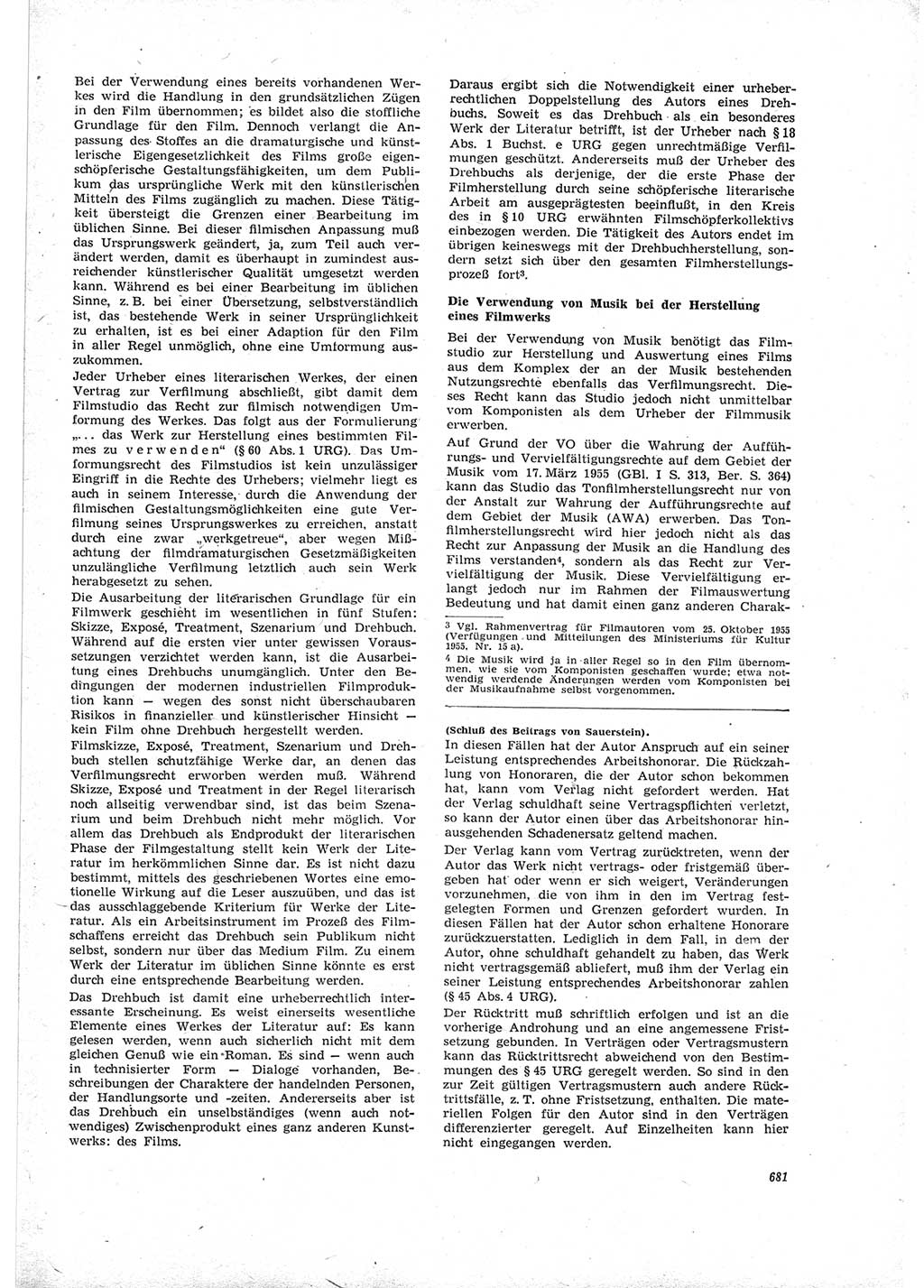 Neue Justiz (NJ), Zeitschrift für Recht und Rechtswissenschaft [Deutsche Demokratische Republik (DDR)], 19. Jahrgang 1965, Seite 681 (NJ DDR 1965, S. 681)