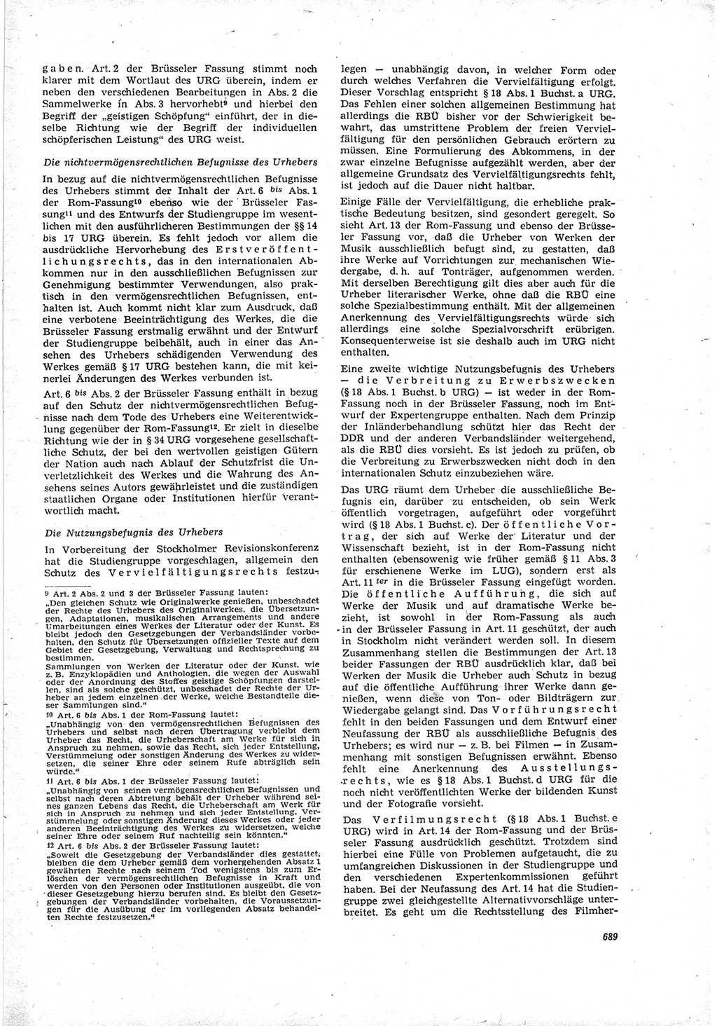 Neue Justiz (NJ), Zeitschrift für Recht und Rechtswissenschaft [Deutsche Demokratische Republik (DDR)], 19. Jahrgang 1965, Seite 689 (NJ DDR 1965, S. 689)