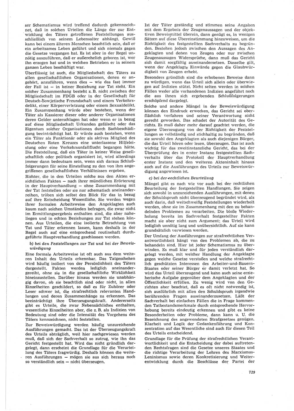 Neue Justiz (NJ), Zeitschrift für Recht und Rechtswissenschaft [Deutsche Demokratische Republik (DDR)], 19. Jahrgang 1965, Seite 729 (NJ DDR 1965, S. 729)