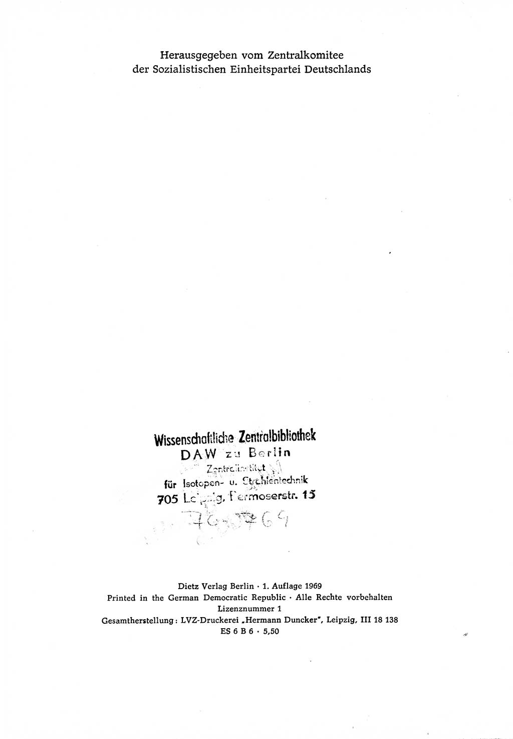 Dokumente der Sozialistischen Einheitspartei Deutschlands (SED) [Deutsche Demokratische Republik (DDR)] 1966-1967, Seite 4 (Dok. SED DDR 1966-1967, S. 4)