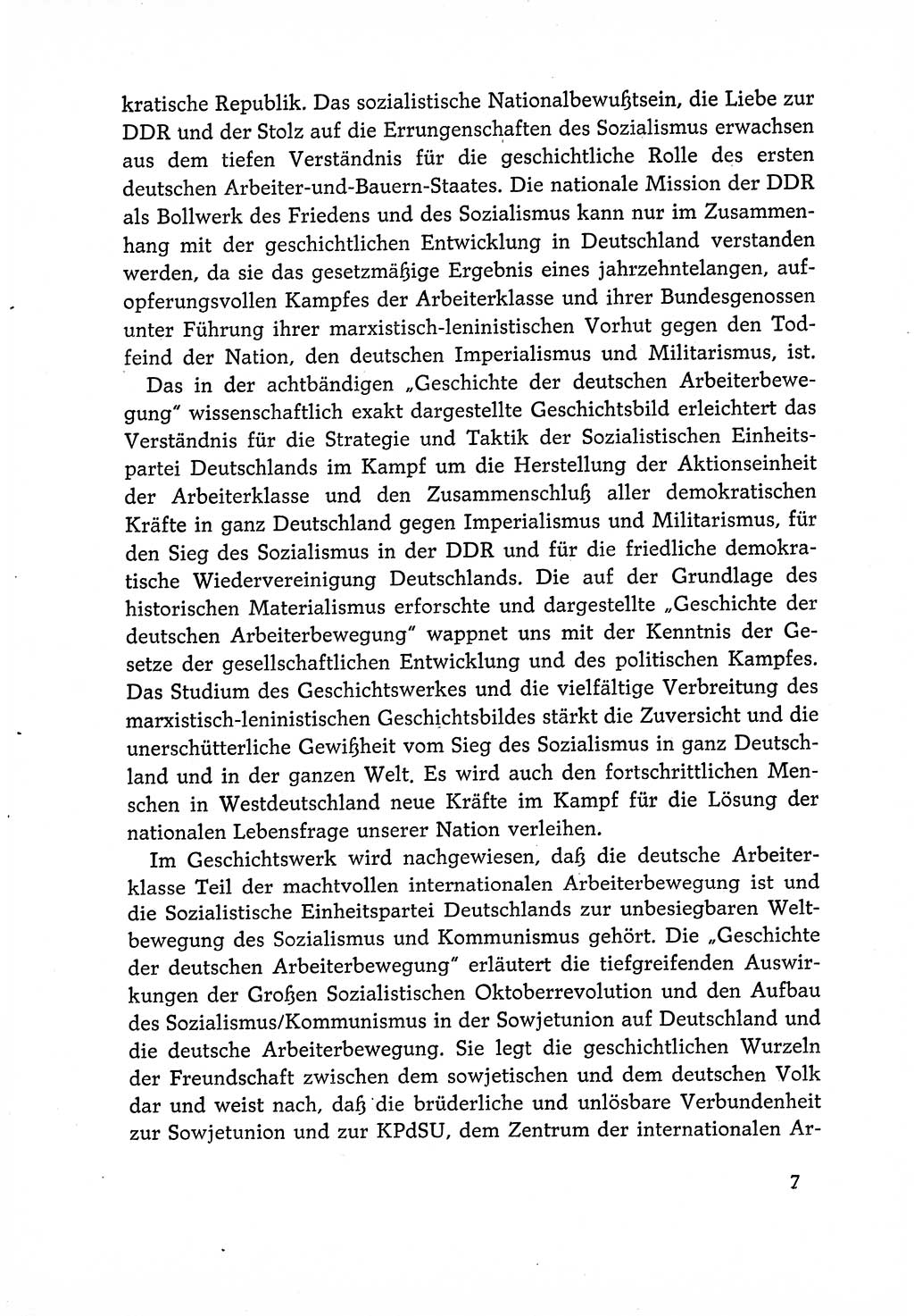 Dokumente der Sozialistischen Einheitspartei Deutschlands (SED) [Deutsche Demokratische Republik (DDR)] 1966-1967, Seite 7 (Dok. SED DDR 1966-1967, S. 7)