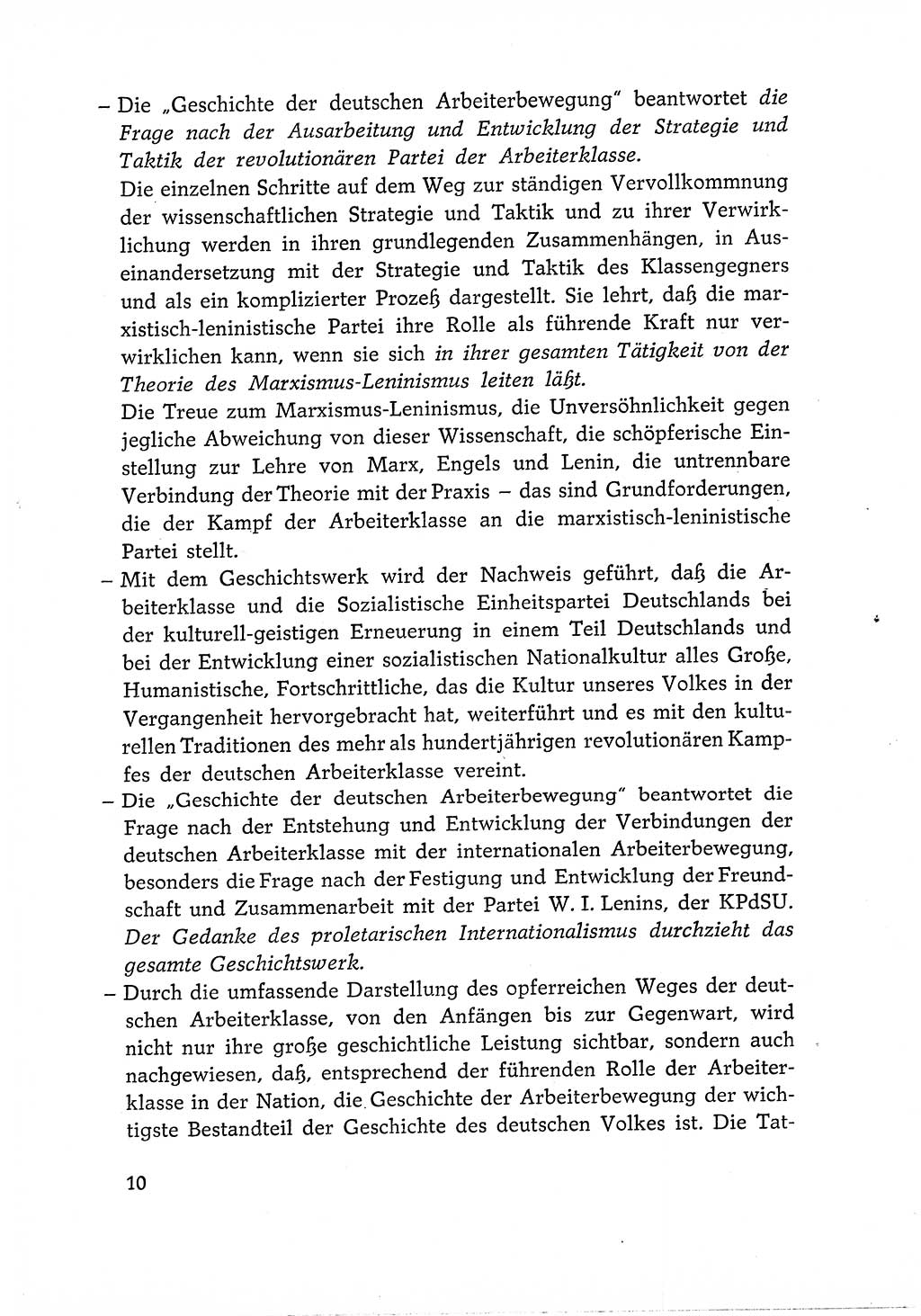 Dokumente der Sozialistischen Einheitspartei Deutschlands (SED) [Deutsche Demokratische Republik (DDR)] 1966-1967, Seite 10 (Dok. SED DDR 1966-1967, S. 10)