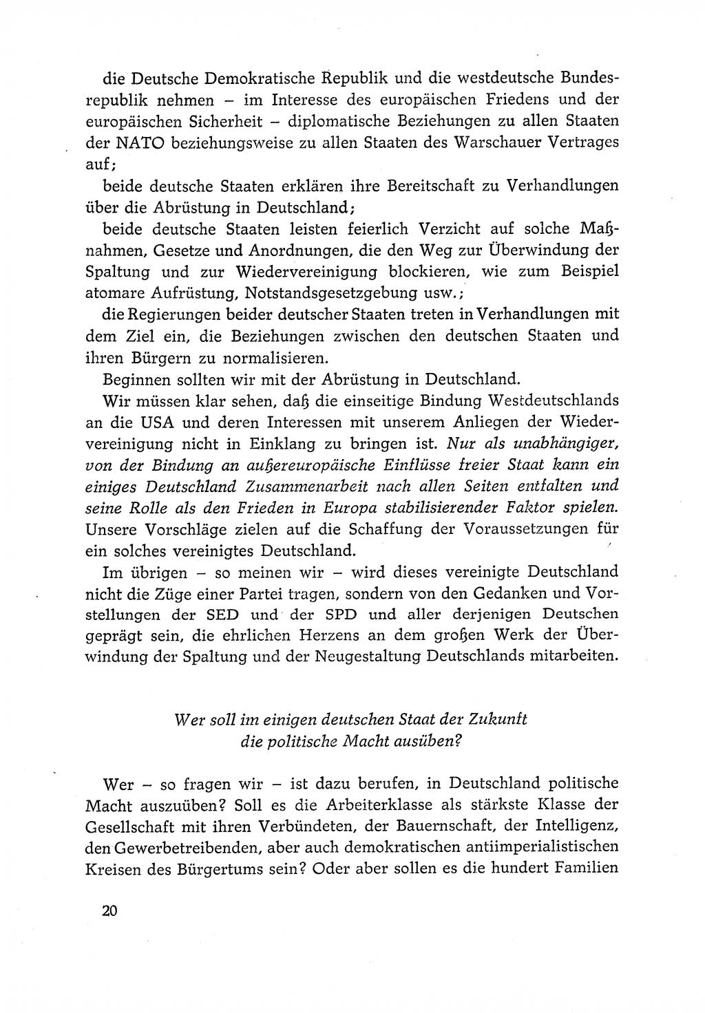 Dokumente der Sozialistischen Einheitspartei Deutschlands (SED) [Deutsche Demokratische Republik (DDR)] 1966-1967, Seite 20 (Dok. SED DDR 1966-1967, S. 20)