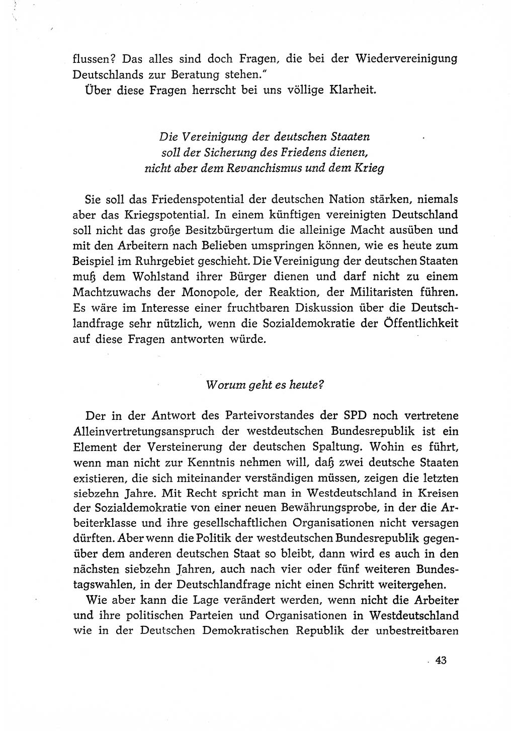 Dokumente der Sozialistischen Einheitspartei Deutschlands (SED) [Deutsche Demokratische Republik (DDR)] 1966-1967, Seite 43 (Dok. SED DDR 1966-1967, S. 43)