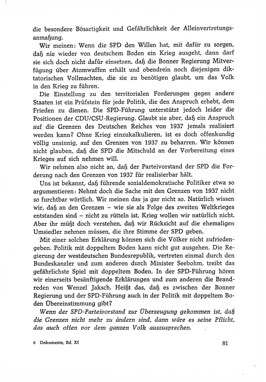 Dokumente der Sozialistischen Einheitspartei Deutschlands (SED) [Deutsche Demokratische Republik (DDR)] 1966-1967, Seite 81 (Dok. SED DDR 1966-1967, S. 81)