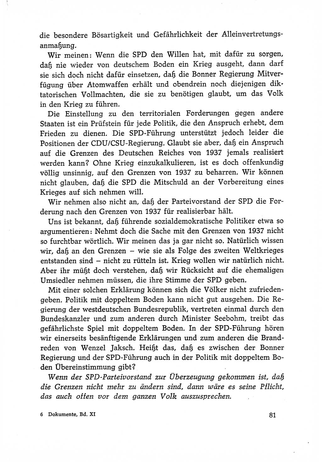 Dokumente der Sozialistischen Einheitspartei Deutschlands (SED) [Deutsche Demokratische Republik (DDR)] 1966-1967, Seite 81 (Dok. SED DDR 1966-1967, S. 81)