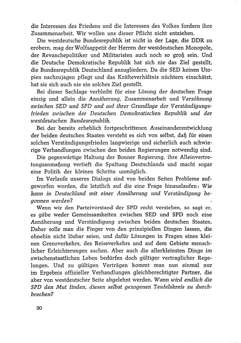 Dokumente der Sozialistischen Einheitspartei Deutschlands (SED) [Deutsche Demokratische Republik (DDR)] 1966-1967, Seite 90 (Dok. SED DDR 1966-1967, S. 90)