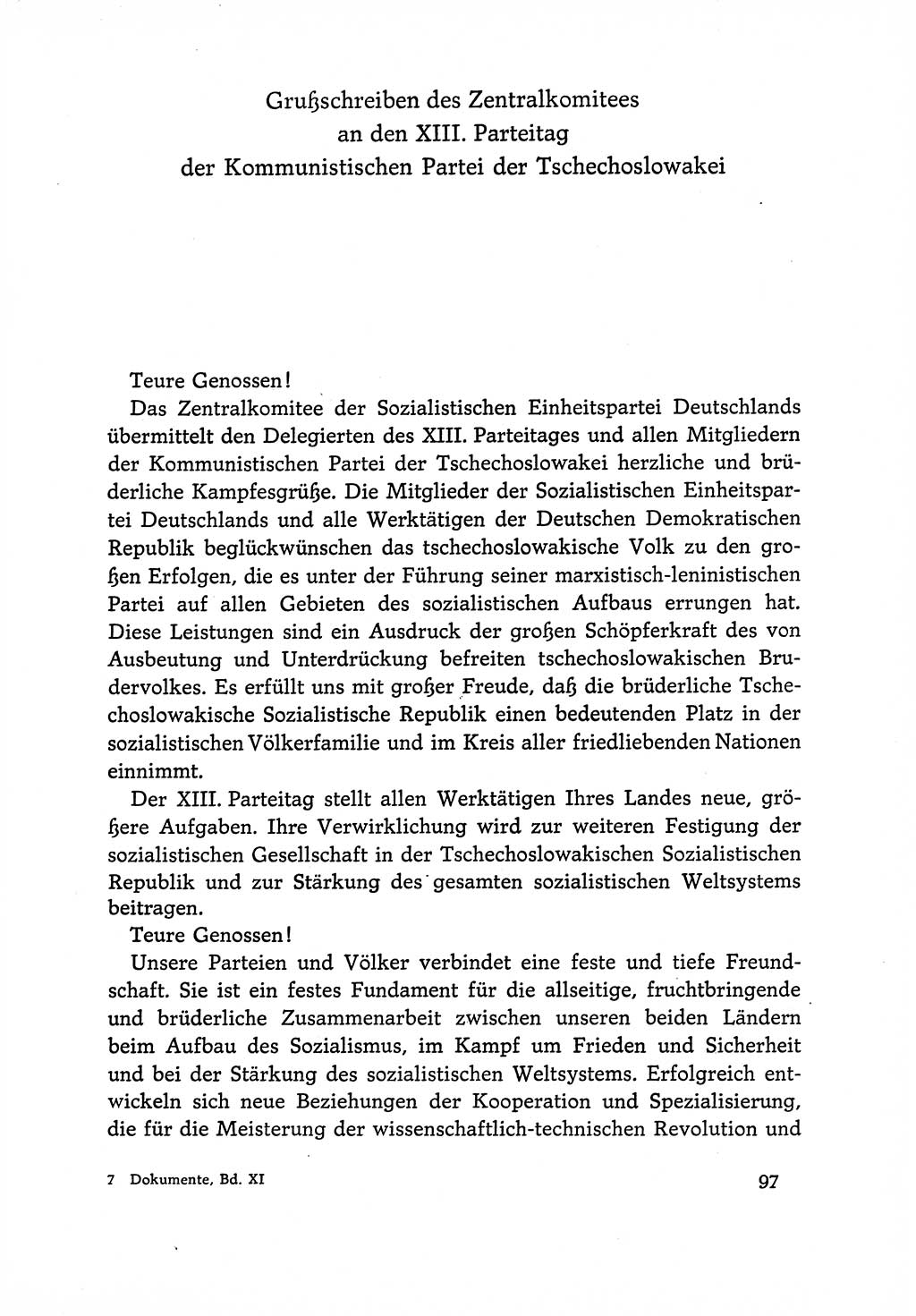 Dokumente der Sozialistischen Einheitspartei Deutschlands (SED) [Deutsche Demokratische Republik (DDR)] 1966-1967, Seite 97 (Dok. SED DDR 1966-1967, S. 97)