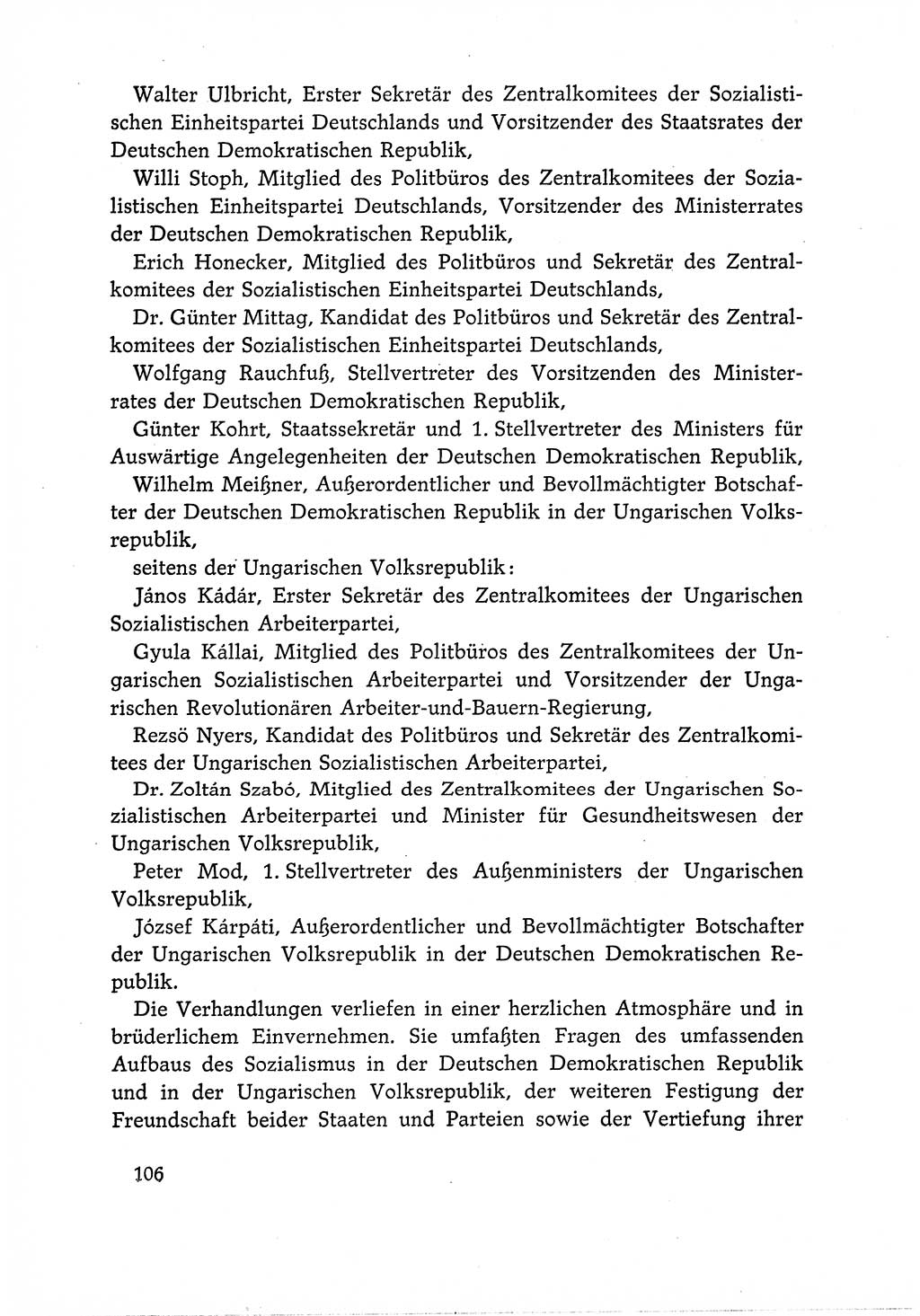Dokumente der Sozialistischen Einheitspartei Deutschlands (SED) [Deutsche Demokratische Republik (DDR)] 1966-1967, Seite 106 (Dok. SED DDR 1966-1967, S. 106)