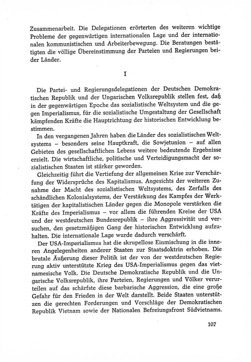 Dokumente der Sozialistischen Einheitspartei Deutschlands (SED) [Deutsche Demokratische Republik (DDR)] 1966-1967, Seite 107 (Dok. SED DDR 1966-1967, S. 107)