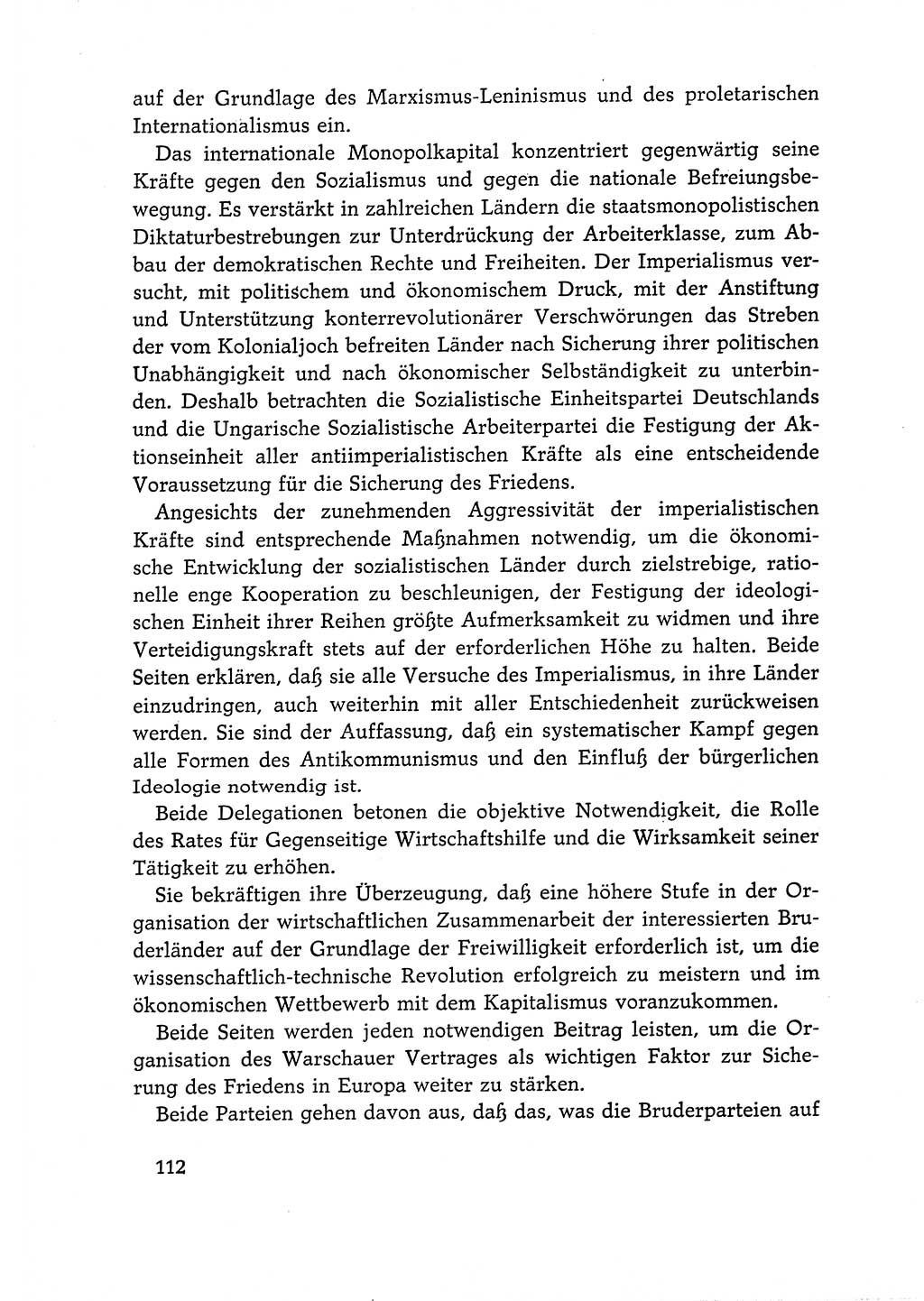 Dokumente der Sozialistischen Einheitspartei Deutschlands (SED) [Deutsche Demokratische Republik (DDR)] 1966-1967, Seite 112 (Dok. SED DDR 1966-1967, S. 112)