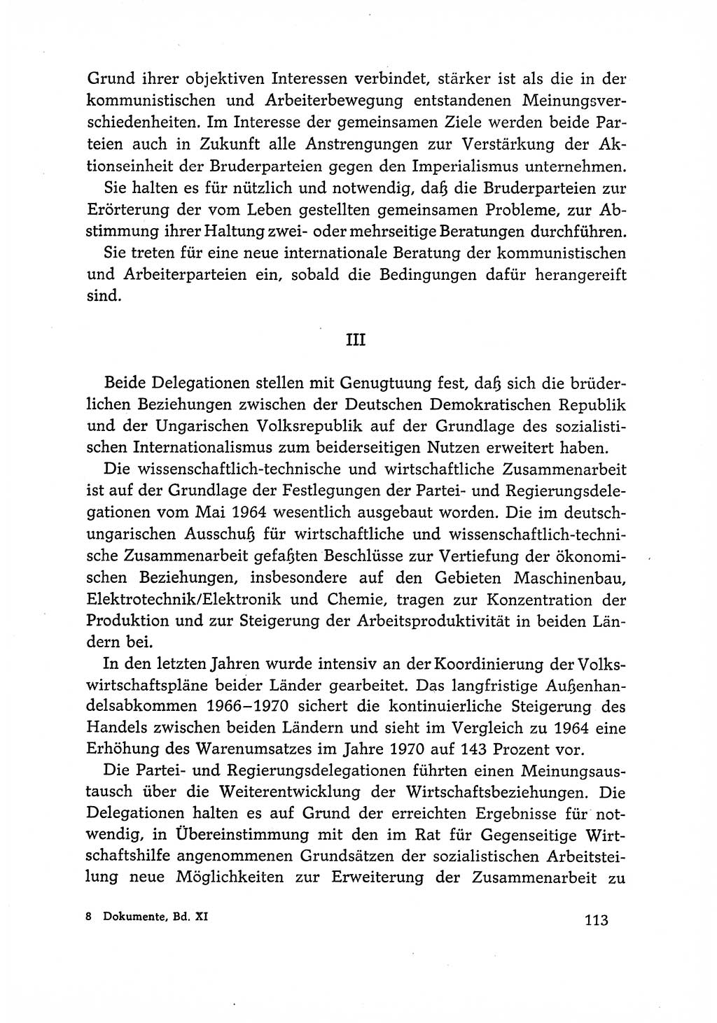 Dokumente der Sozialistischen Einheitspartei Deutschlands (SED) [Deutsche Demokratische Republik (DDR)] 1966-1967, Seite 113 (Dok. SED DDR 1966-1967, S. 113)