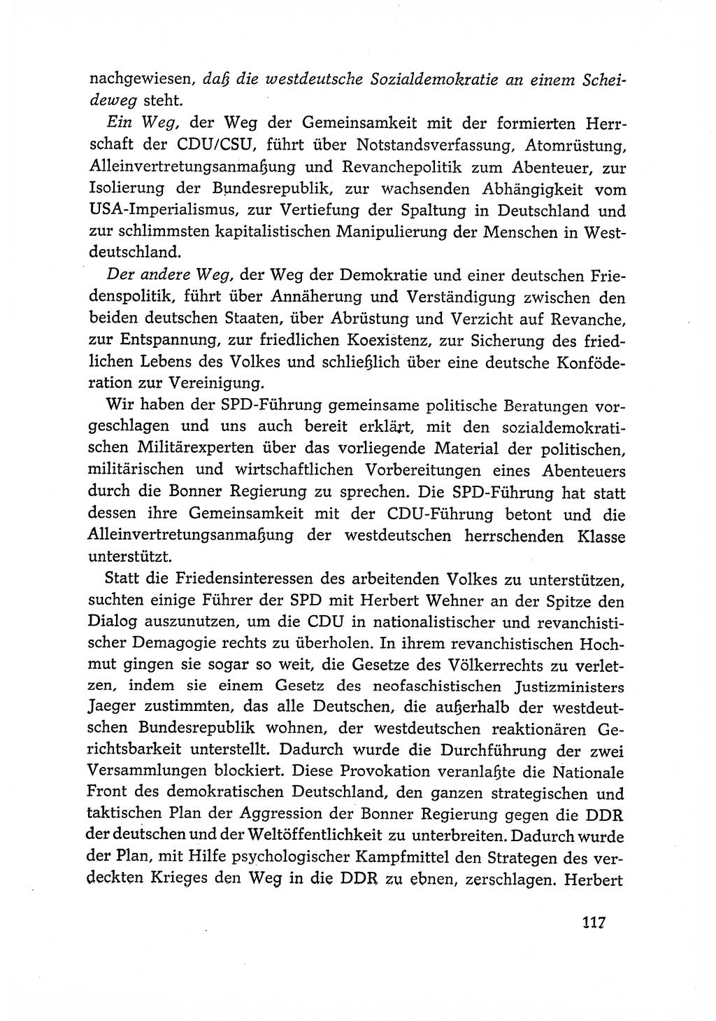 Dokumente der Sozialistischen Einheitspartei Deutschlands (SED) [Deutsche Demokratische Republik (DDR)] 1966-1967, Seite 117 (Dok. SED DDR 1966-1967, S. 117)