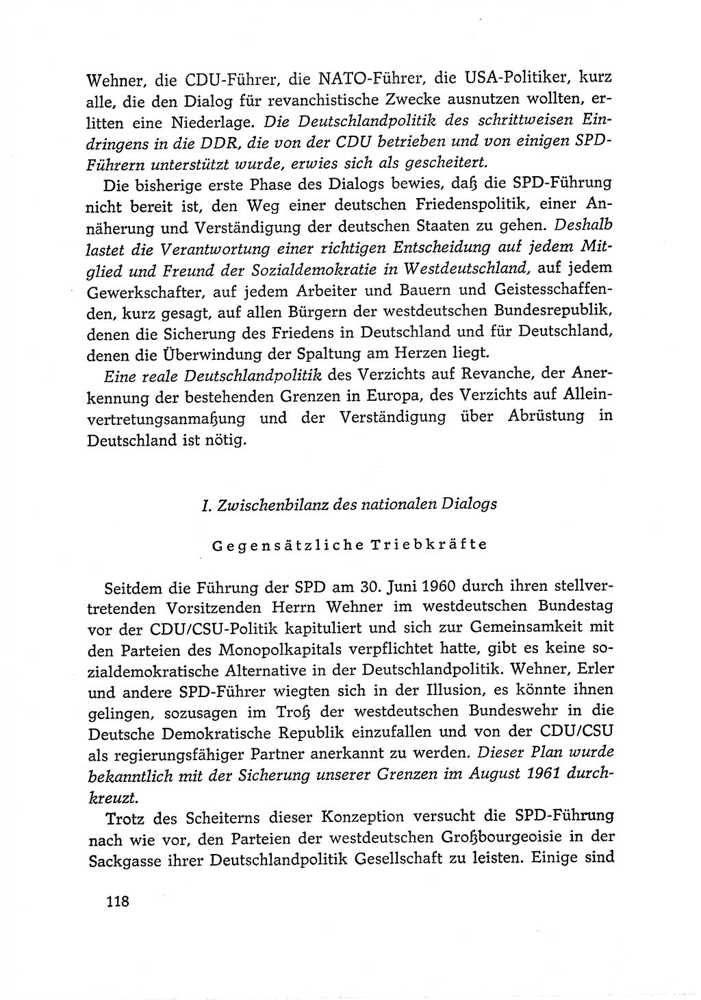 Dokumente der Sozialistischen Einheitspartei Deutschlands (SED) [Deutsche Demokratische Republik (DDR)] 1966-1967, Seite 118 (Dok. SED DDR 1966-1967, S. 118)