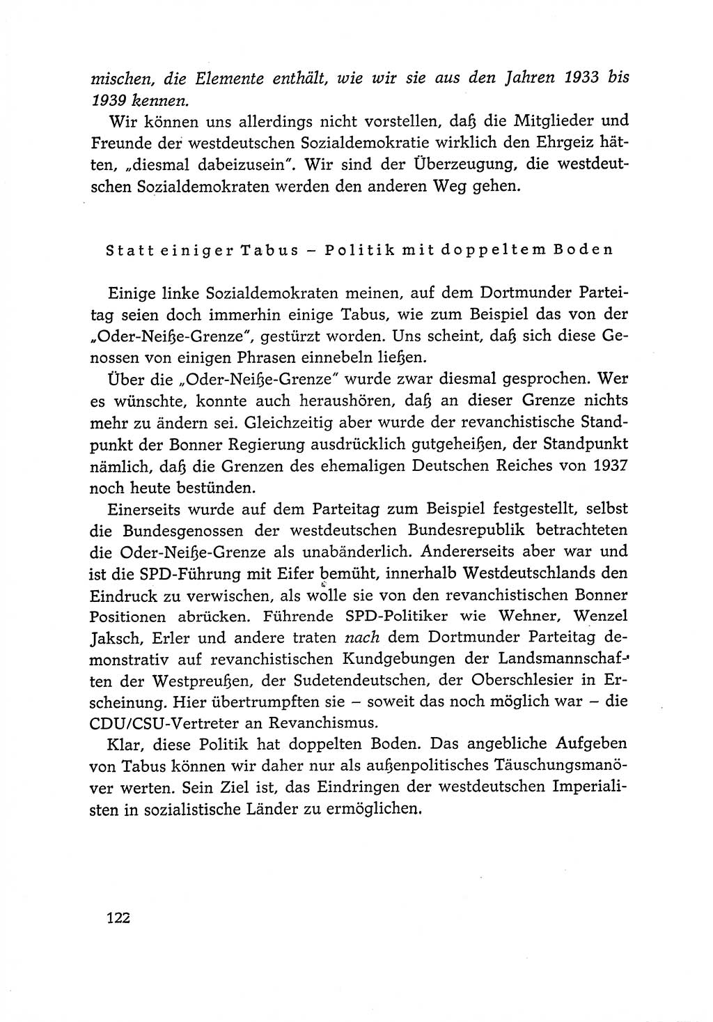 Dokumente der Sozialistischen Einheitspartei Deutschlands (SED) [Deutsche Demokratische Republik (DDR)] 1966-1967, Seite 122 (Dok. SED DDR 1966-1967, S. 122)