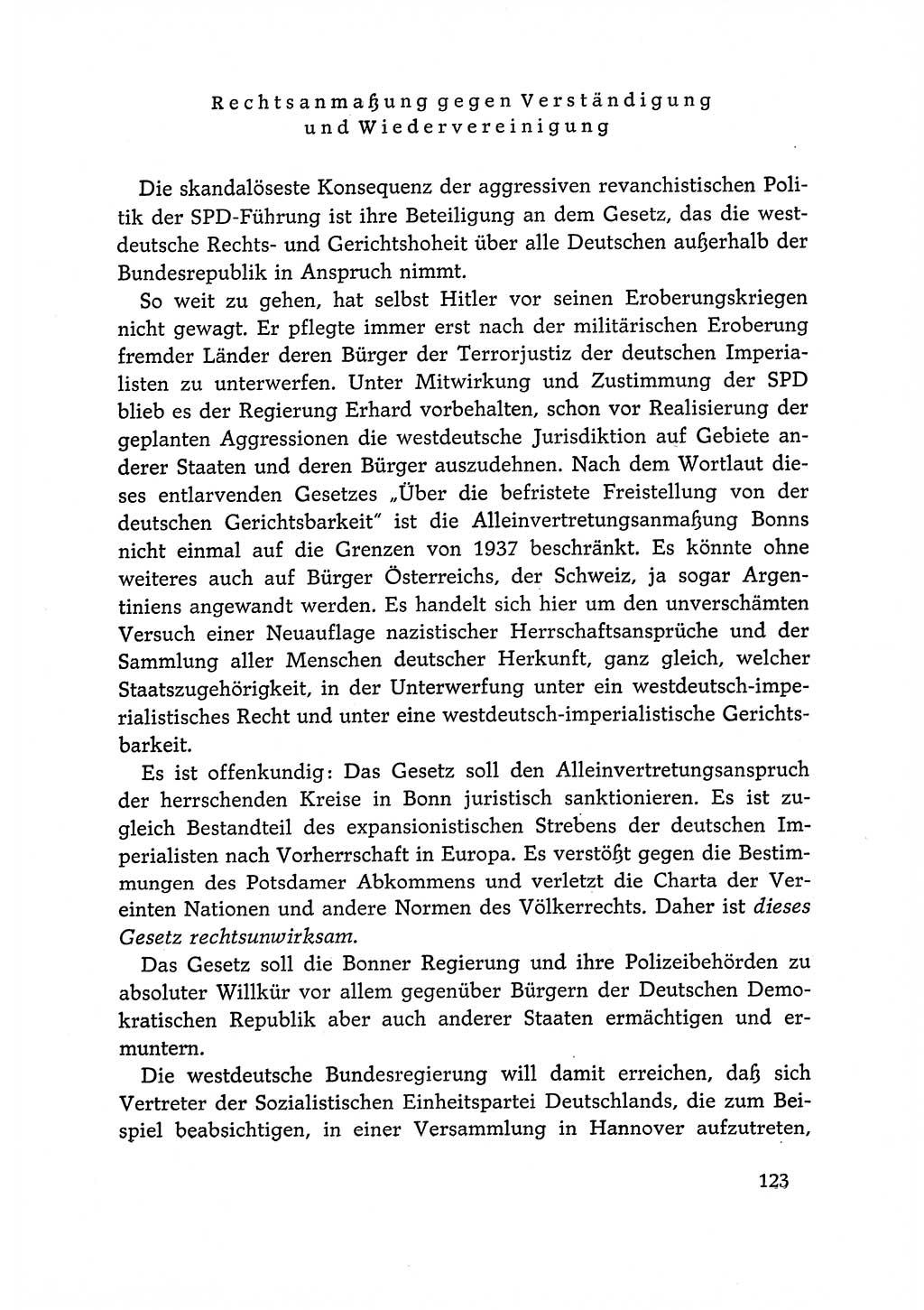 Dokumente der Sozialistischen Einheitspartei Deutschlands (SED) [Deutsche Demokratische Republik (DDR)] 1966-1967, Seite 123 (Dok. SED DDR 1966-1967, S. 123)