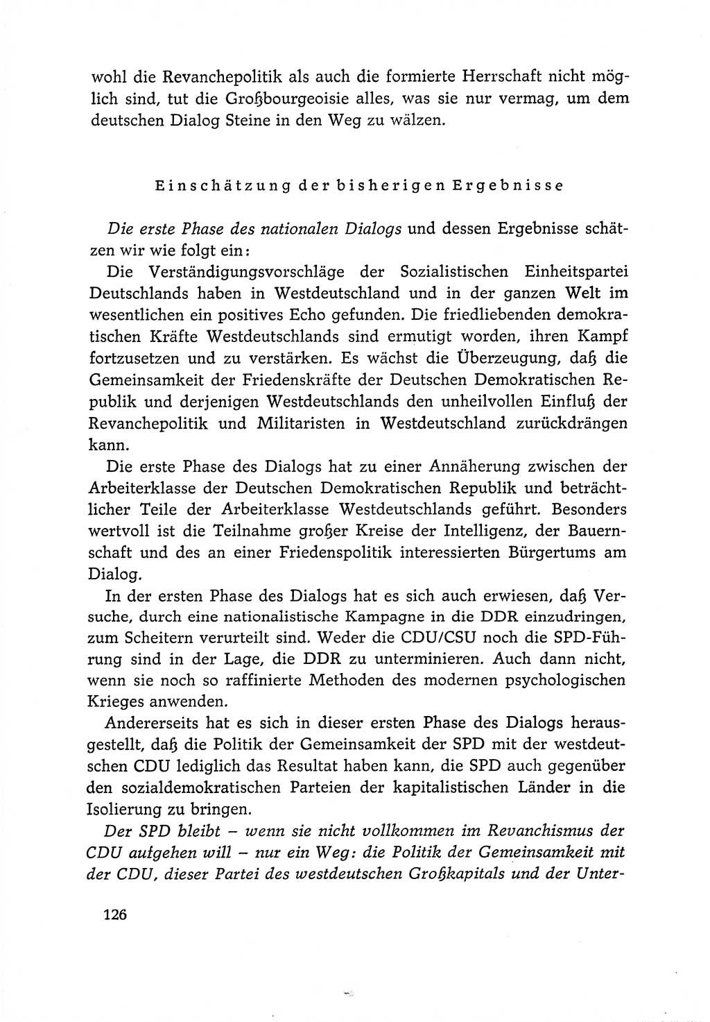 Dokumente der Sozialistischen Einheitspartei Deutschlands (SED) [Deutsche Demokratische Republik (DDR)] 1966-1967, Seite 126 (Dok. SED DDR 1966-1967, S. 126)