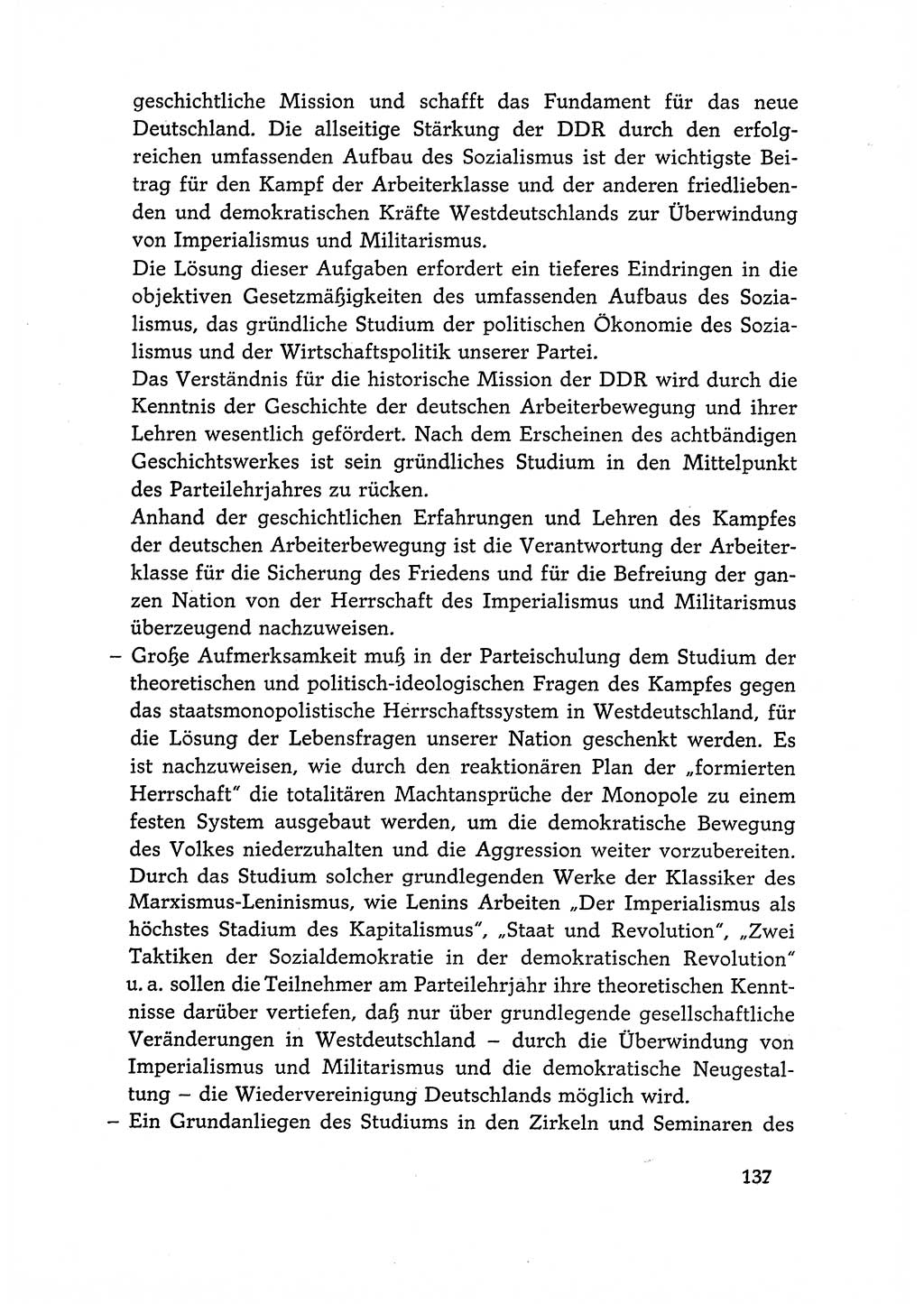 Dokumente der Sozialistischen Einheitspartei Deutschlands (SED) [Deutsche Demokratische Republik (DDR)] 1966-1967, Seite 137 (Dok. SED DDR 1966-1967, S. 137)
