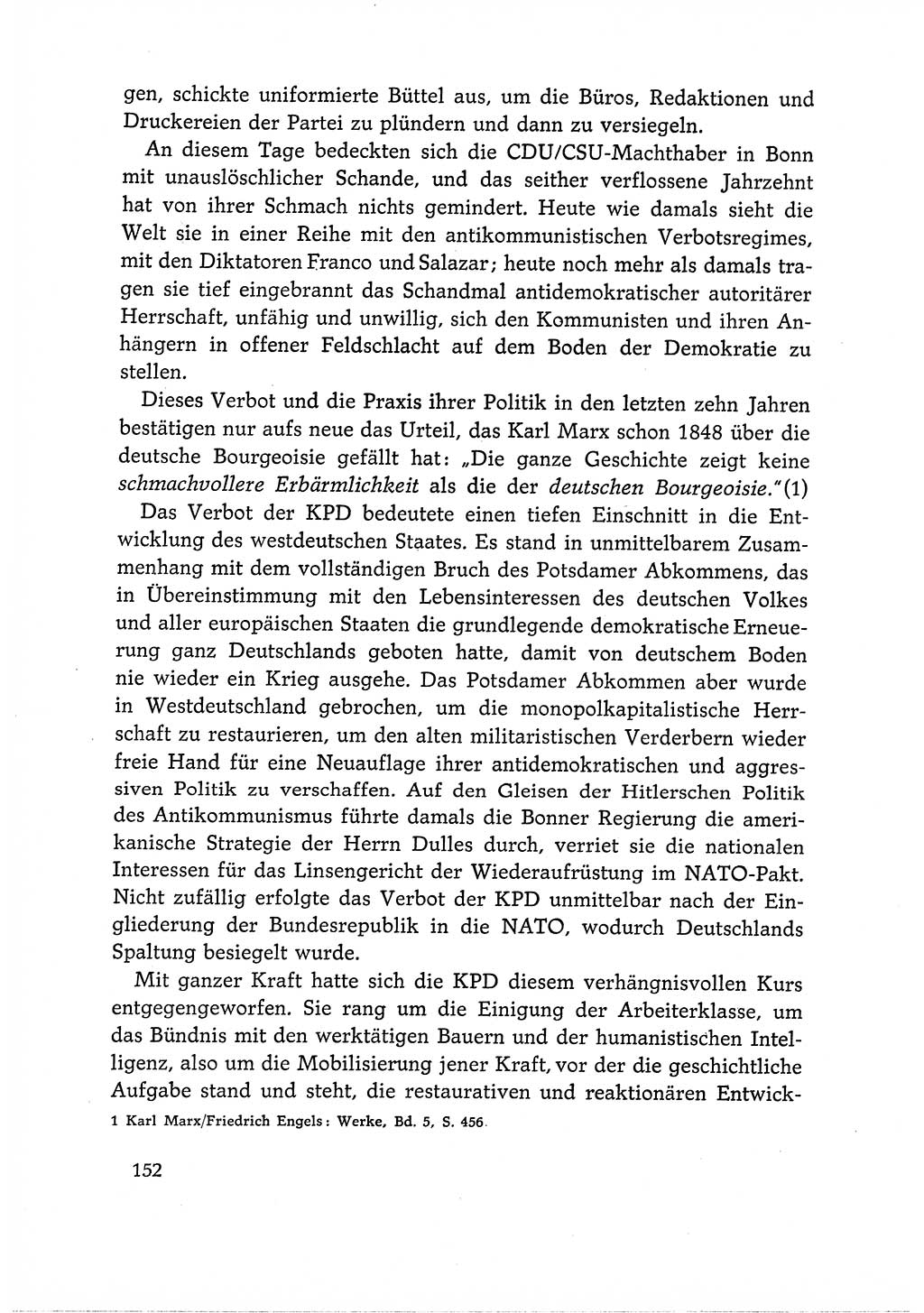 Dokumente der Sozialistischen Einheitspartei Deutschlands (SED) [Deutsche Demokratische Republik (DDR)] 1966-1967, Seite 152 (Dok. SED DDR 1966-1967, S. 152)