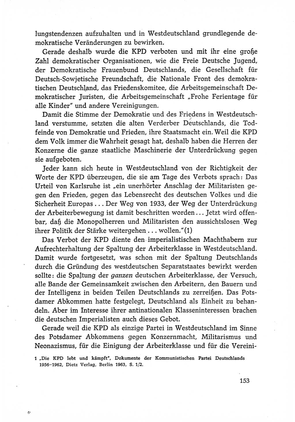 Dokumente der Sozialistischen Einheitspartei Deutschlands (SED) [Deutsche Demokratische Republik (DDR)] 1966-1967, Seite 153 (Dok. SED DDR 1966-1967, S. 153)