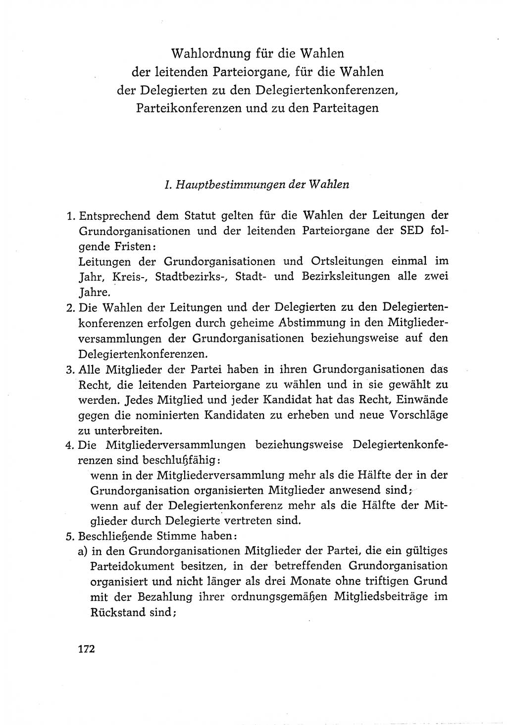 Dokumente der Sozialistischen Einheitspartei Deutschlands (SED) [Deutsche Demokratische Republik (DDR)] 1966-1967, Seite 172 (Dok. SED DDR 1966-1967, S. 172)