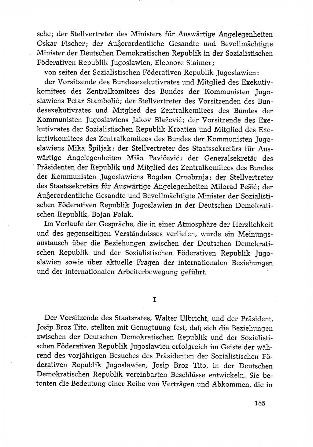 Dokumente der Sozialistischen Einheitspartei Deutschlands (SED) [Deutsche Demokratische Republik (DDR)] 1966-1967, Seite 185 (Dok. SED DDR 1966-1967, S. 185)