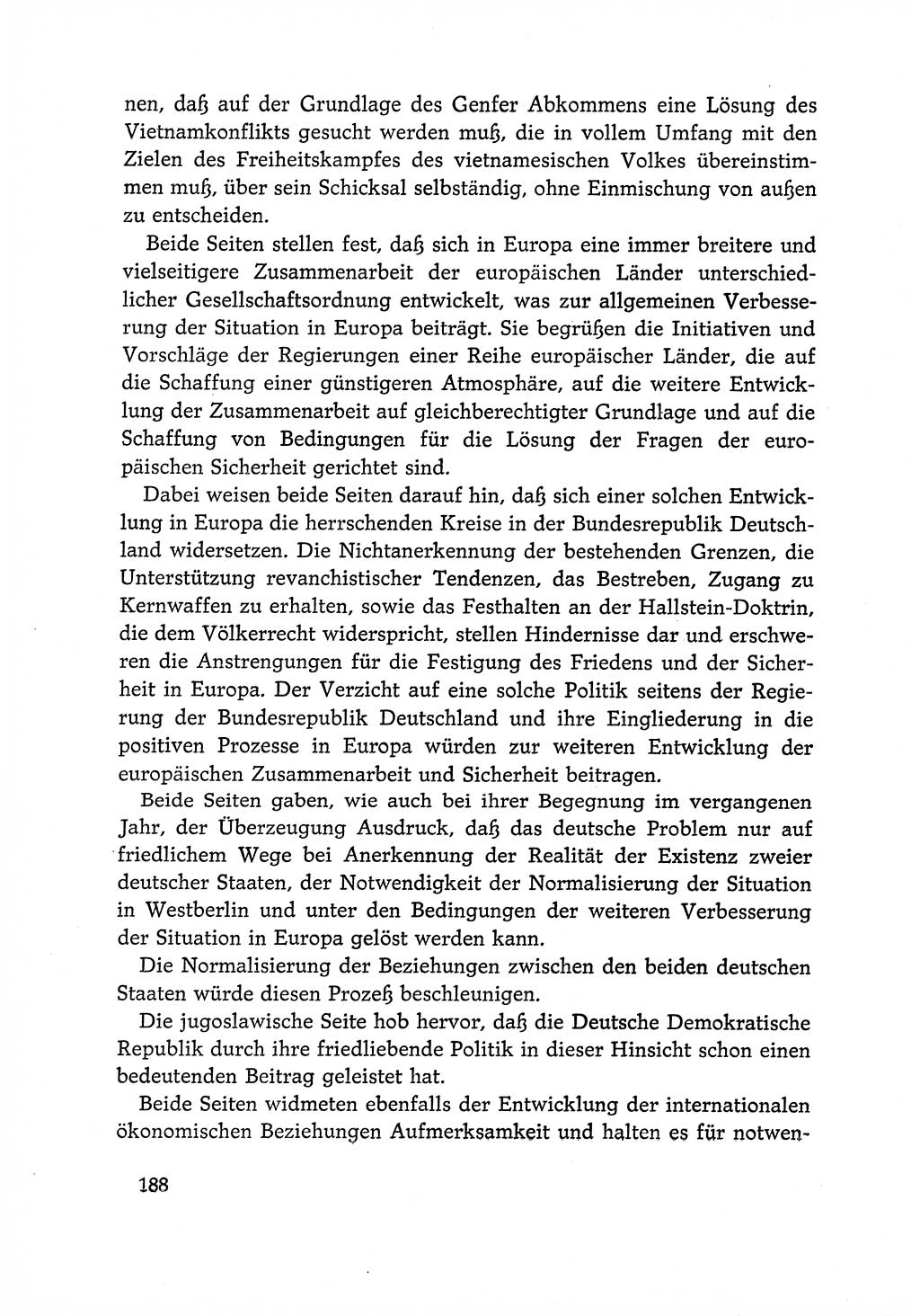 Dokumente der Sozialistischen Einheitspartei Deutschlands (SED) [Deutsche Demokratische Republik (DDR)] 1966-1967, Seite 188 (Dok. SED DDR 1966-1967, S. 188)