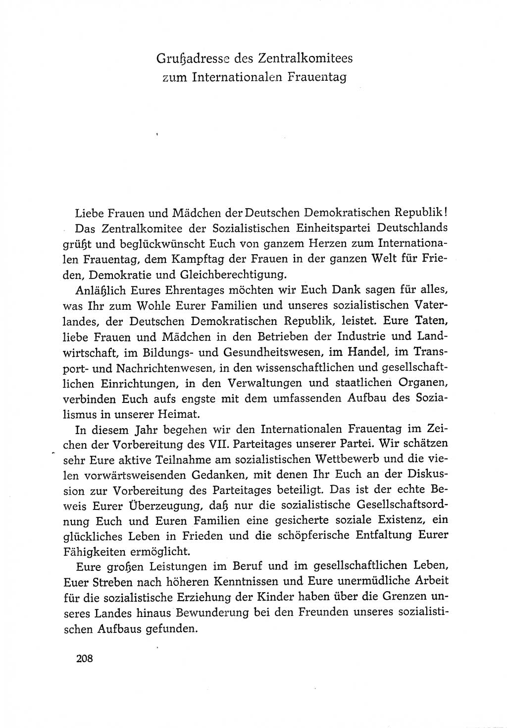 Dokumente der Sozialistischen Einheitspartei Deutschlands (SED) [Deutsche Demokratische Republik (DDR)] 1966-1967, Seite 208 (Dok. SED DDR 1966-1967, S. 208)