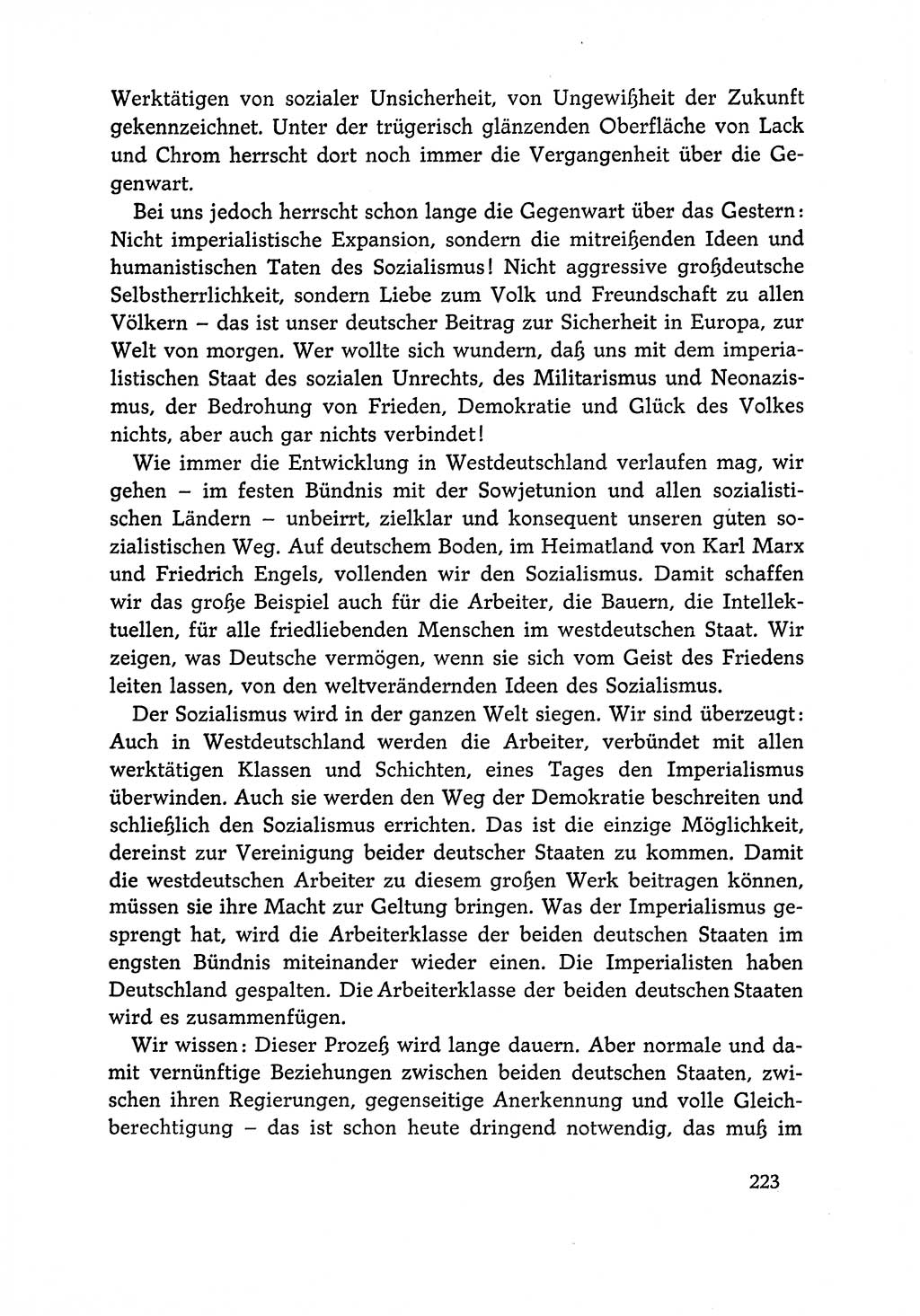 Dokumente der Sozialistischen Einheitspartei Deutschlands (SED) [Deutsche Demokratische Republik (DDR)] 1966-1967, Seite 223 (Dok. SED DDR 1966-1967, S. 223)