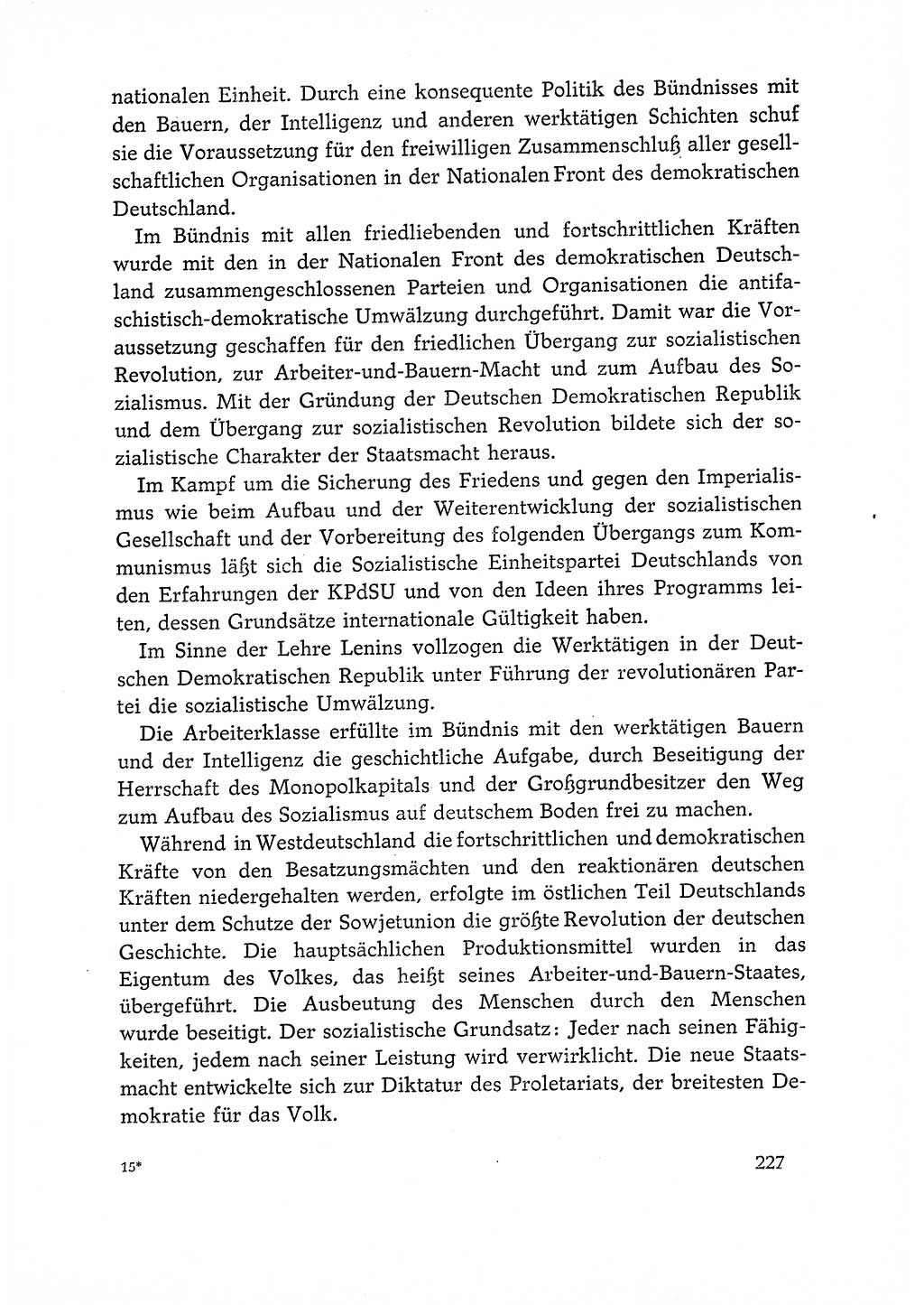 Dokumente der Sozialistischen Einheitspartei Deutschlands (SED) [Deutsche Demokratische Republik (DDR)] 1966-1967, Seite 227 (Dok. SED DDR 1966-1967, S. 227)