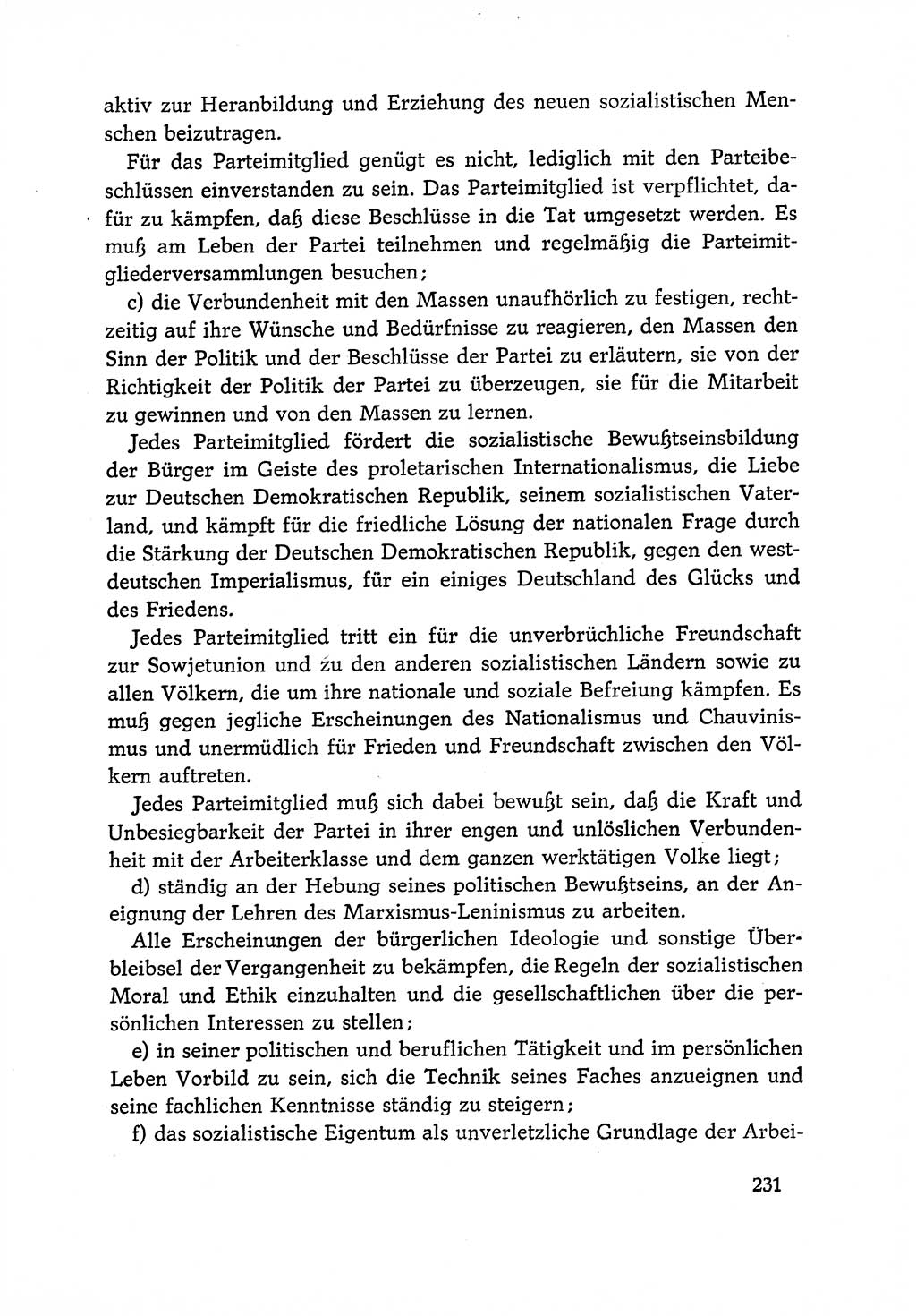 Dokumente der Sozialistischen Einheitspartei Deutschlands (SED) [Deutsche Demokratische Republik (DDR)] 1966-1967, Seite 231 (Dok. SED DDR 1966-1967, S. 231)